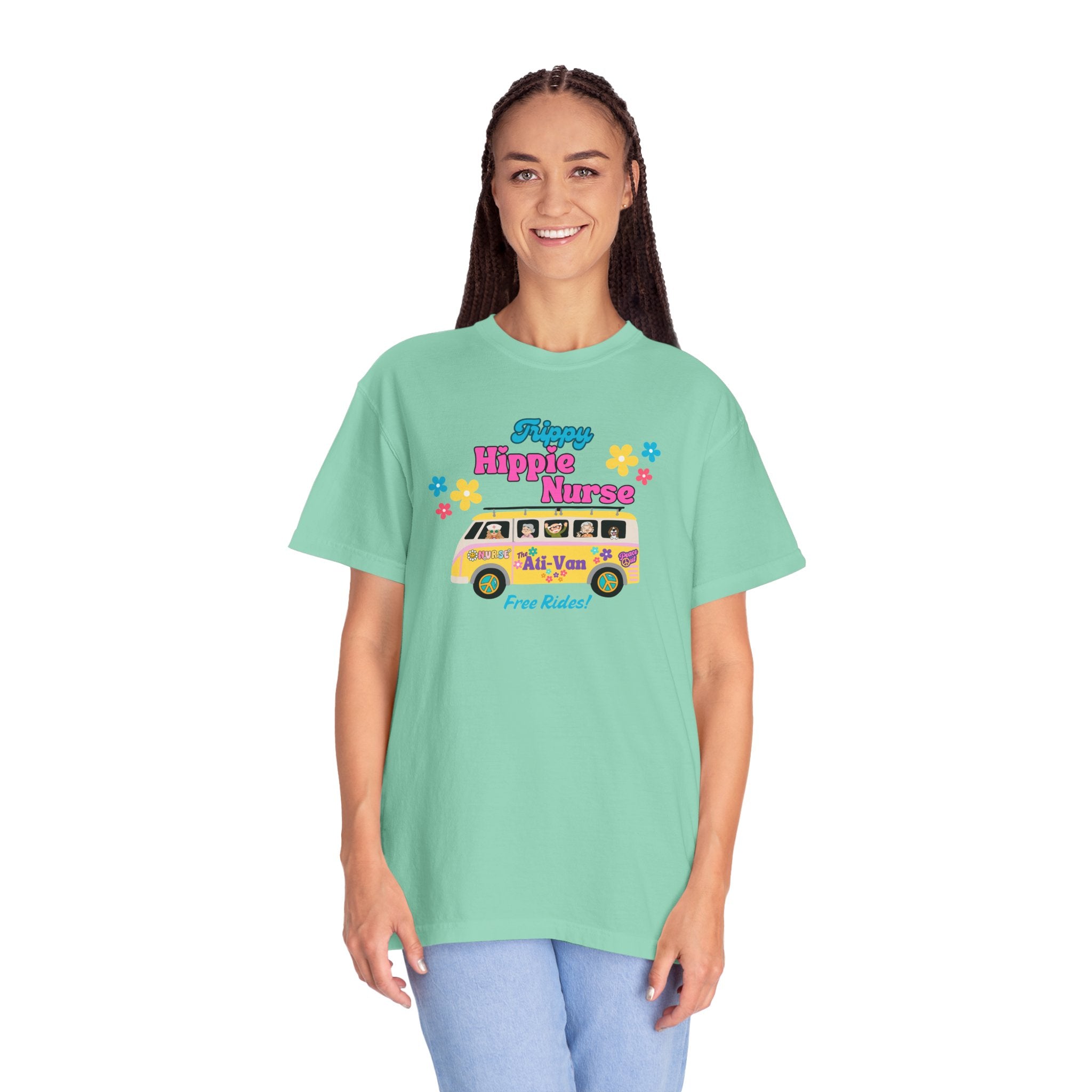 Funny Nurse T-Shirt, Ati-Van Ride, Unisex Tee, 100% Cotton, Nurse Gift, Soft Nurse T-Shirt