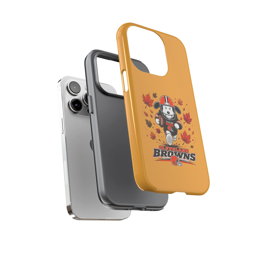 Cleveland Browns Fall Snoopy Touchdown Phone Case, 55 Sizes