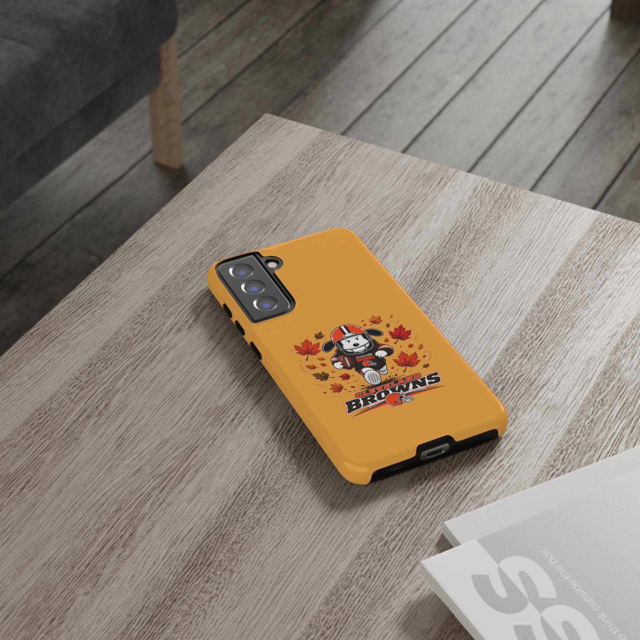Cleveland Browns Fall Snoopy Touchdown Phone Case, 55 Sizes
