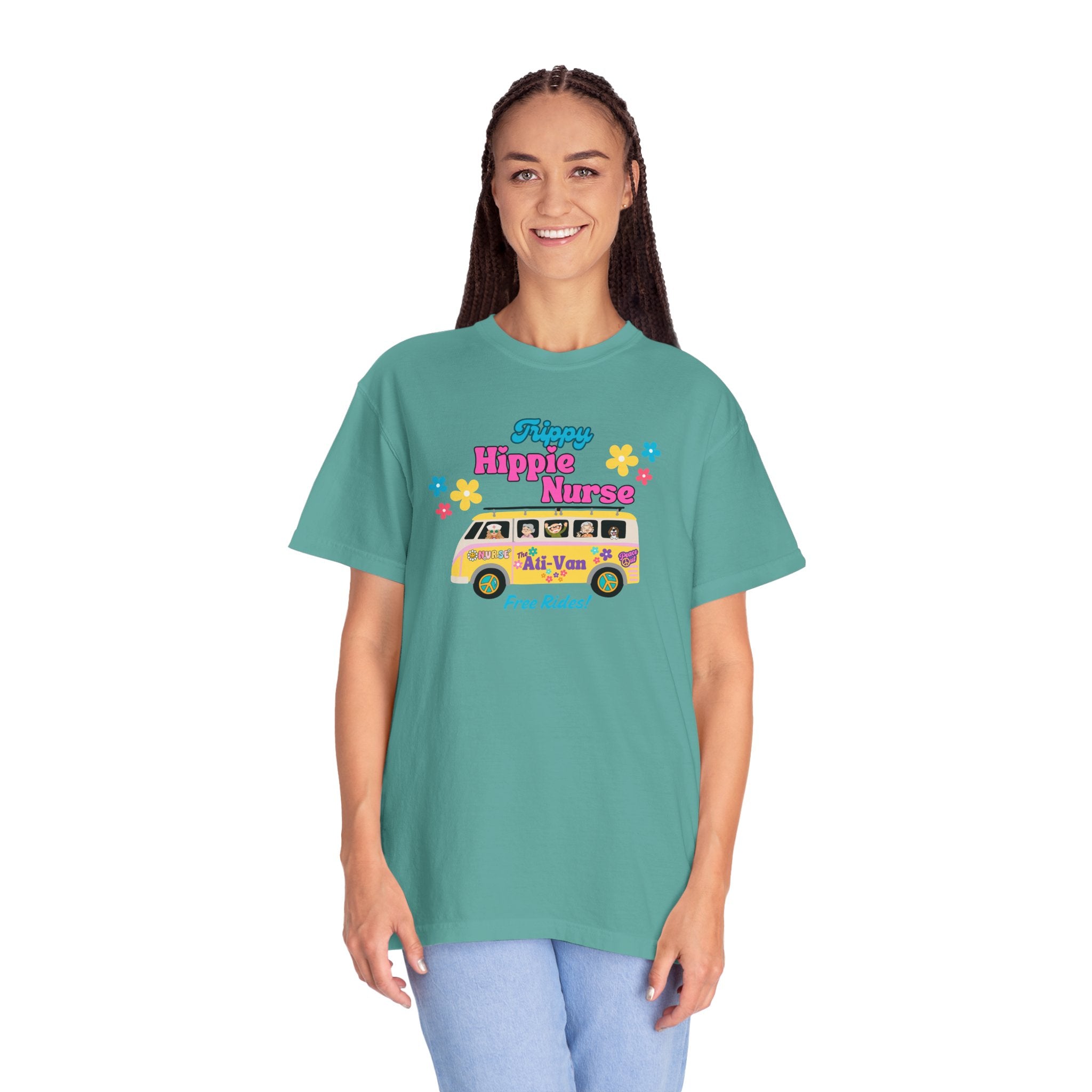Funny Nurse T-Shirt, Ati-Van Ride, Unisex Tee, 100% Cotton, Nurse Gift, Soft Nurse T-Shirt