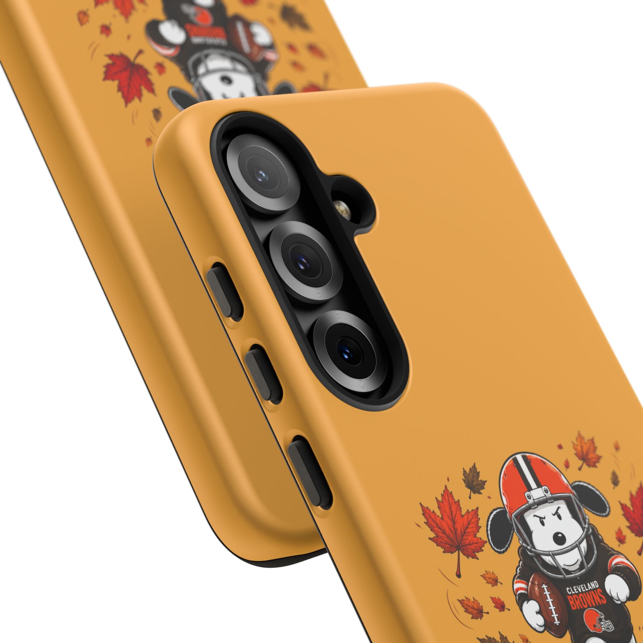 Cleveland Browns Fall Snoopy Touchdown Phone Case, 55 Sizes