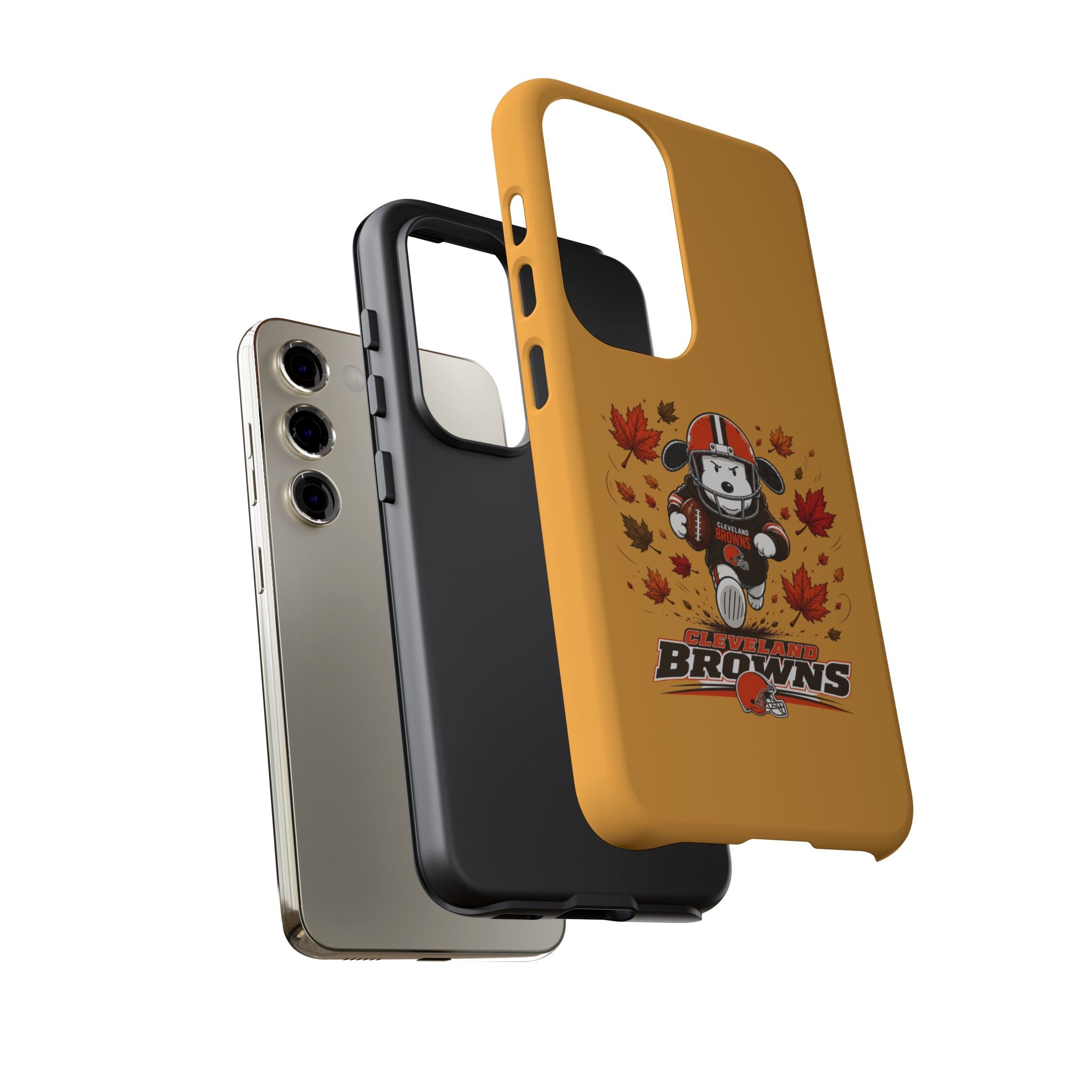 Cleveland Browns Fall Snoopy Touchdown Phone Case, 55 Sizes
