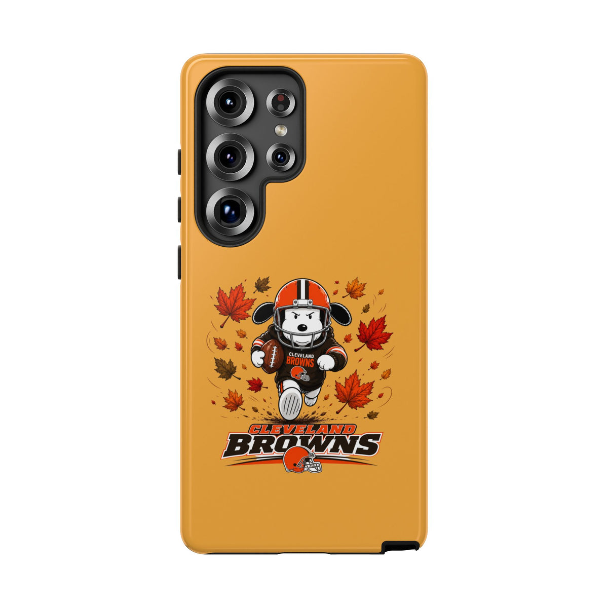 Cleveland Browns Fall Snoopy Touchdown Phone Case, 55 Sizes