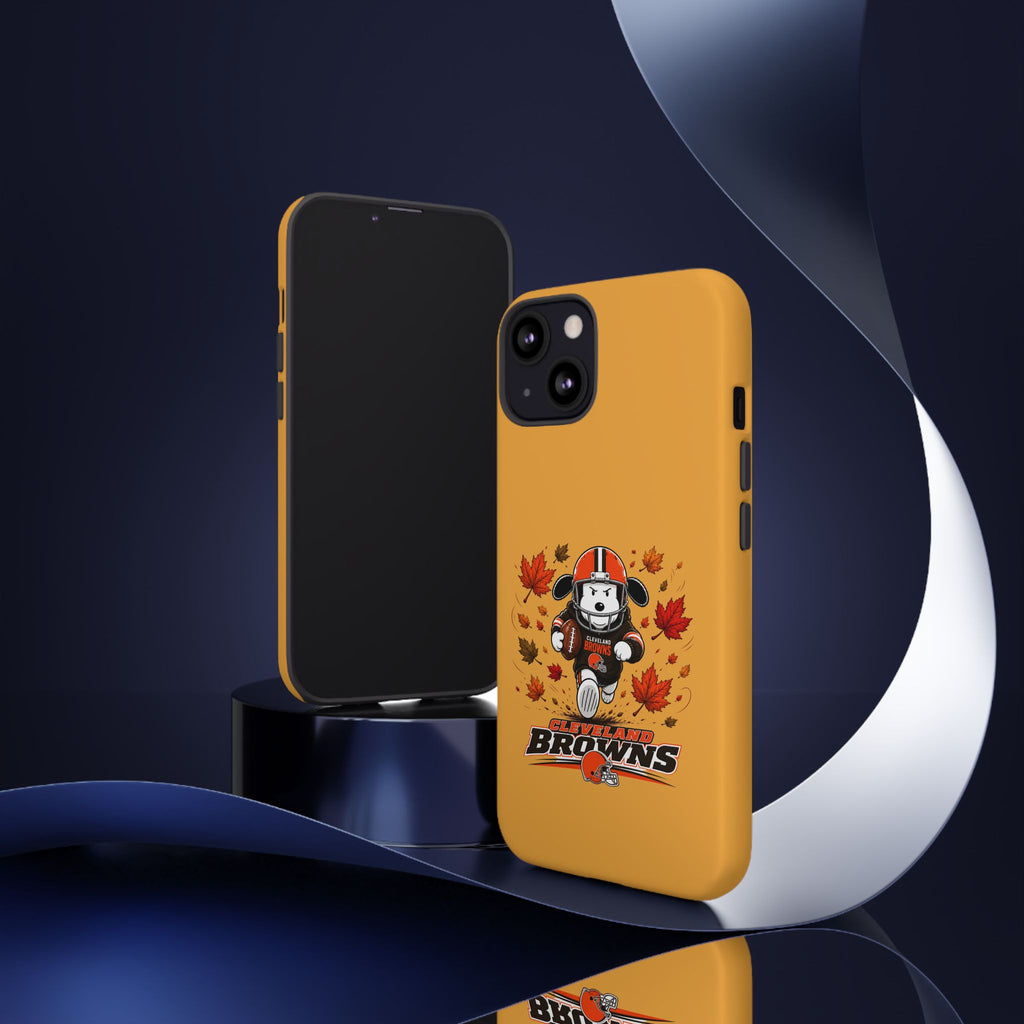 Cleveland Browns Fall Snoopy Touchdown Phone Case, 55 Sizes