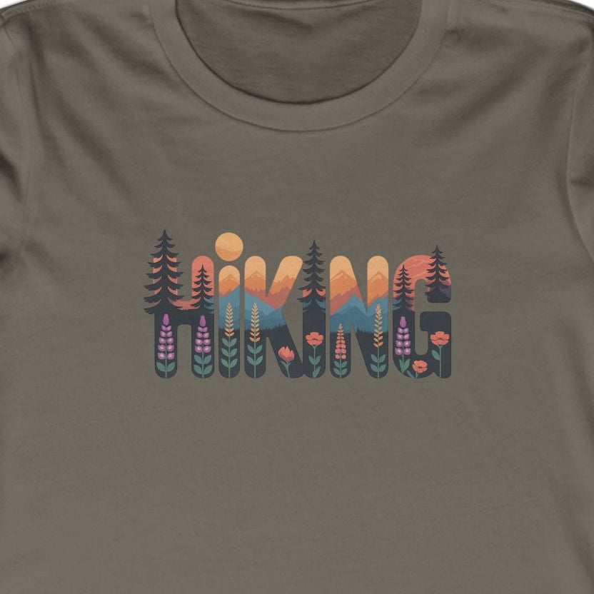 Women's Fitted, Hiking Tee, Outdoor T-shirt