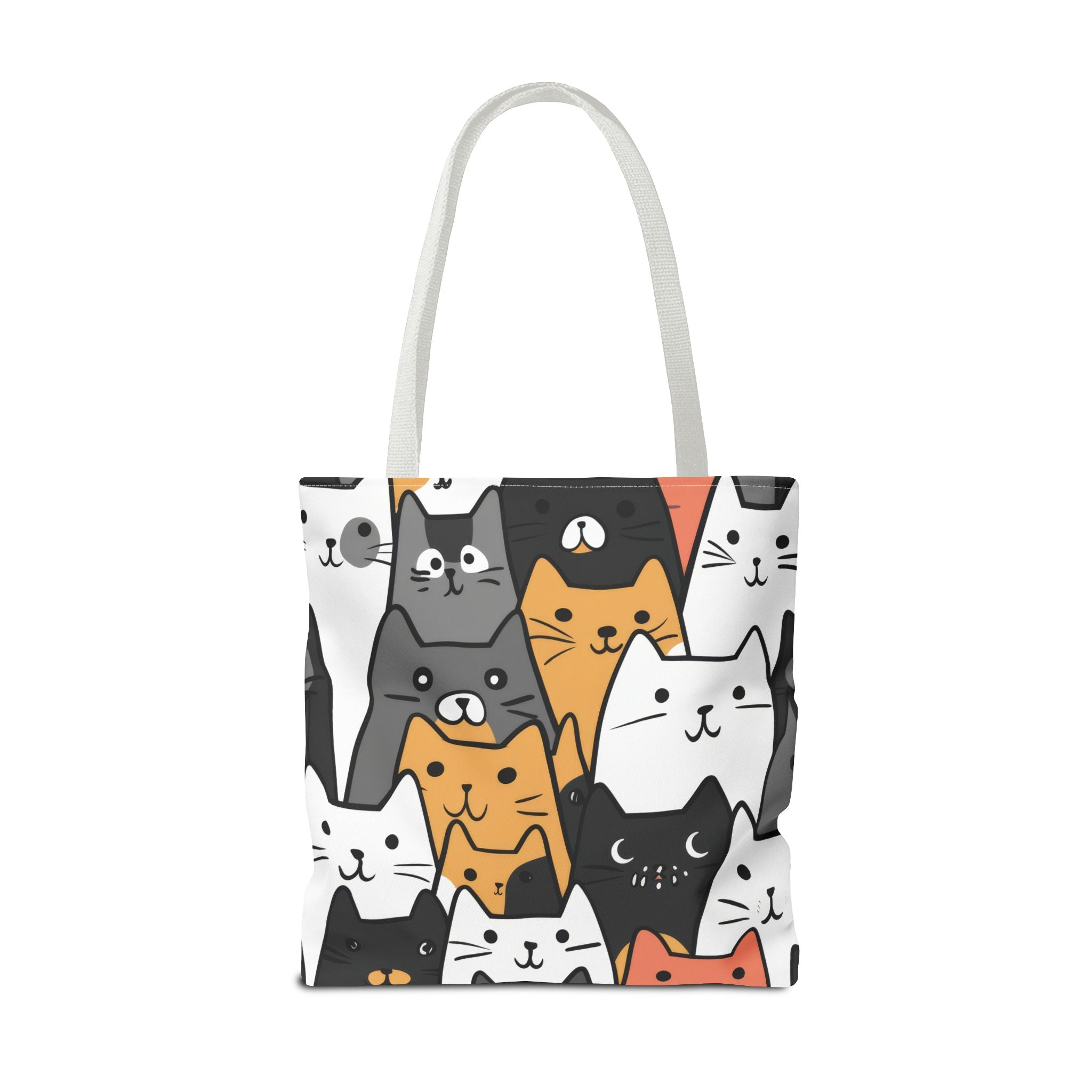 Cat Face Tote Bag, 3 Sizes