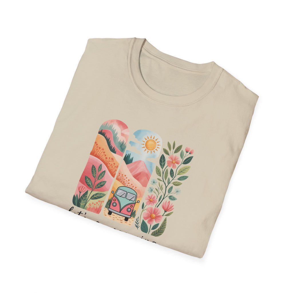 Let's Go Camping Retro Camping Shirt, 70's Camping Shirt