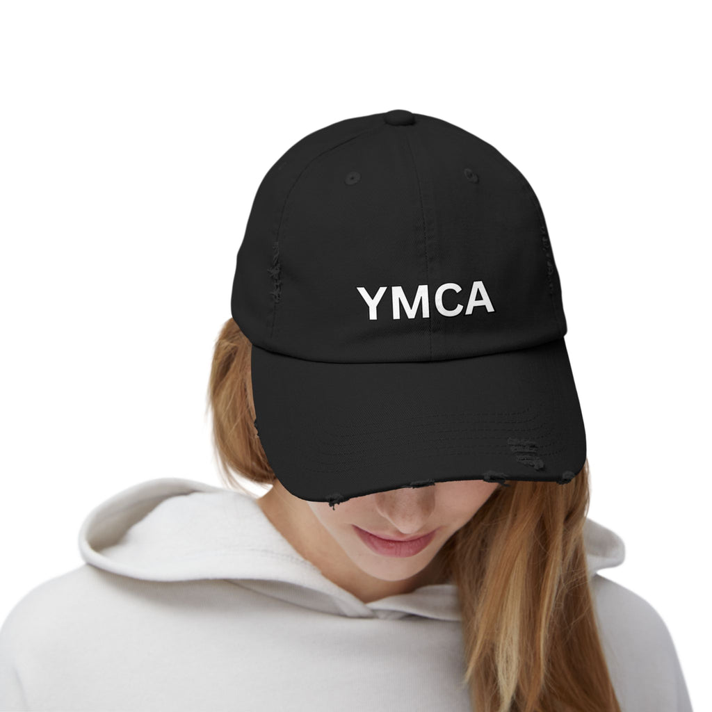 YMCA Distressed Cap, Village People Hat, Retro Baseball Cap, 70s Music Fan Gift,