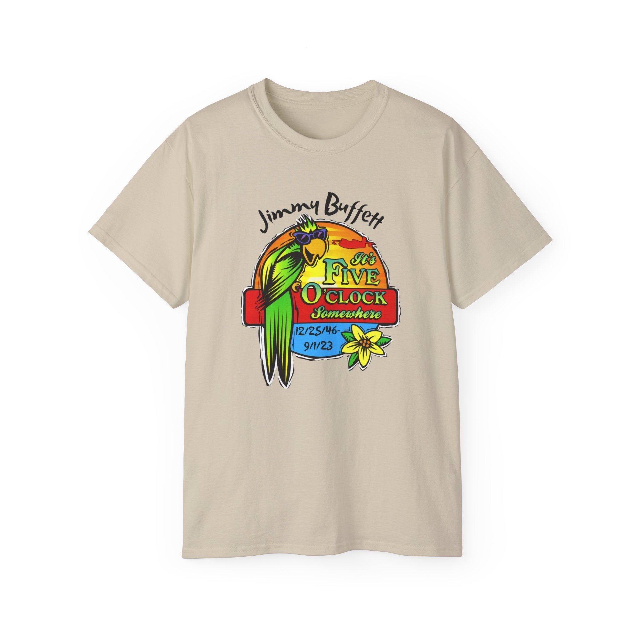 Jimmy Buffett, 5:00 Somewhere, Tribute Tee for Men and Women
