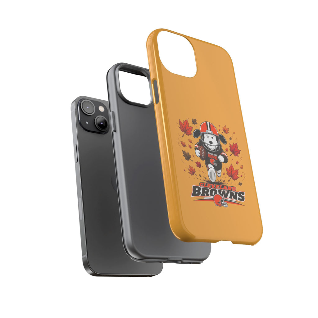 Cleveland Browns Fall Snoopy Touchdown Phone Case, 55 Sizes