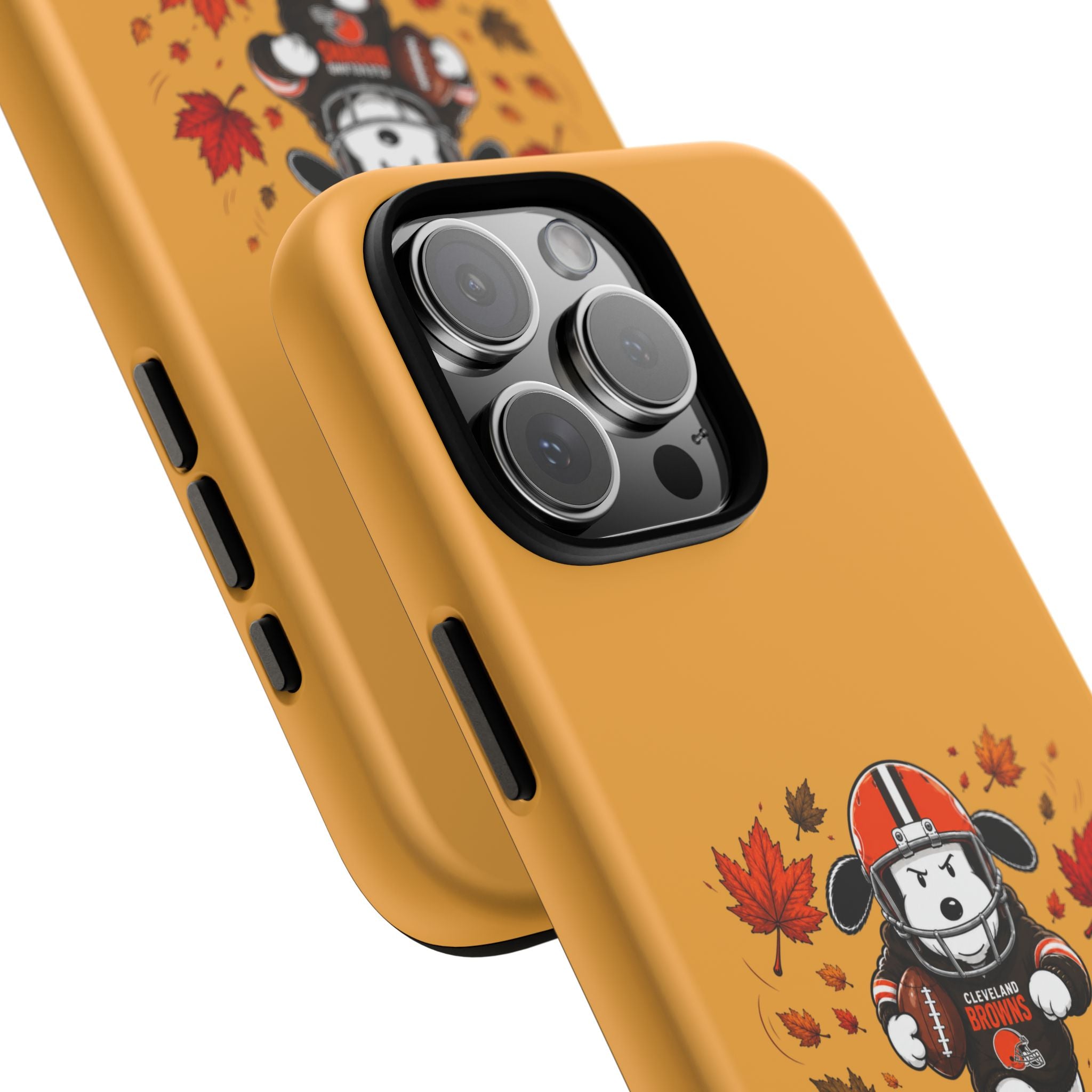 Cleveland Browns Fall Snoopy Touchdown Phone Case, 55 Sizes