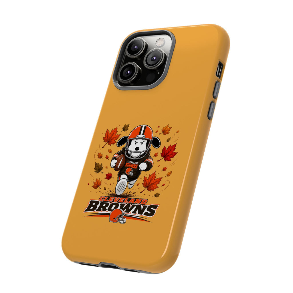 Cleveland Browns Fall Snoopy Touchdown Phone Case, 55 Sizes