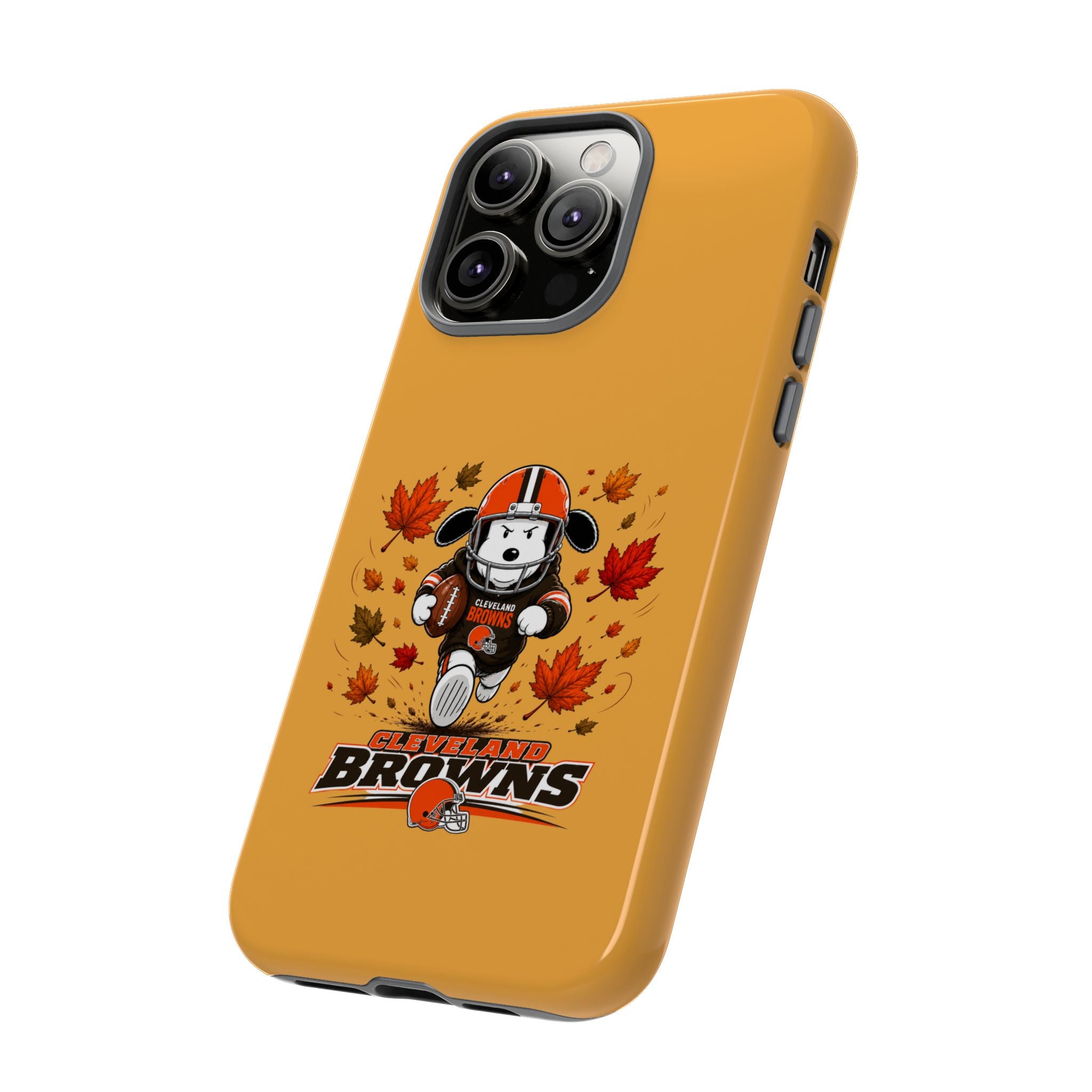 Cleveland Browns Fall Snoopy Touchdown Phone Case, 55 Sizes