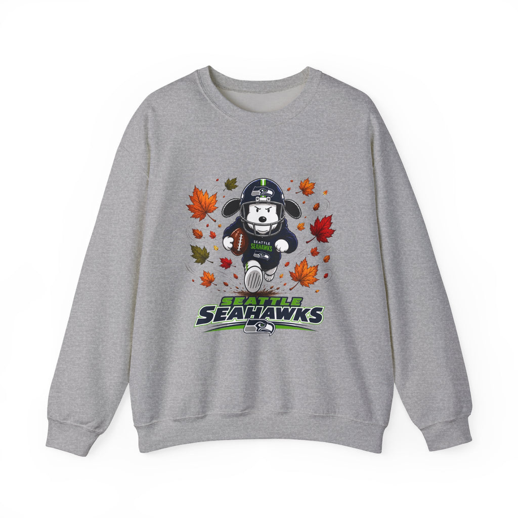 Seattle Seahawks Snoopy Touchdown Fall Sweatshirt for Men and Women