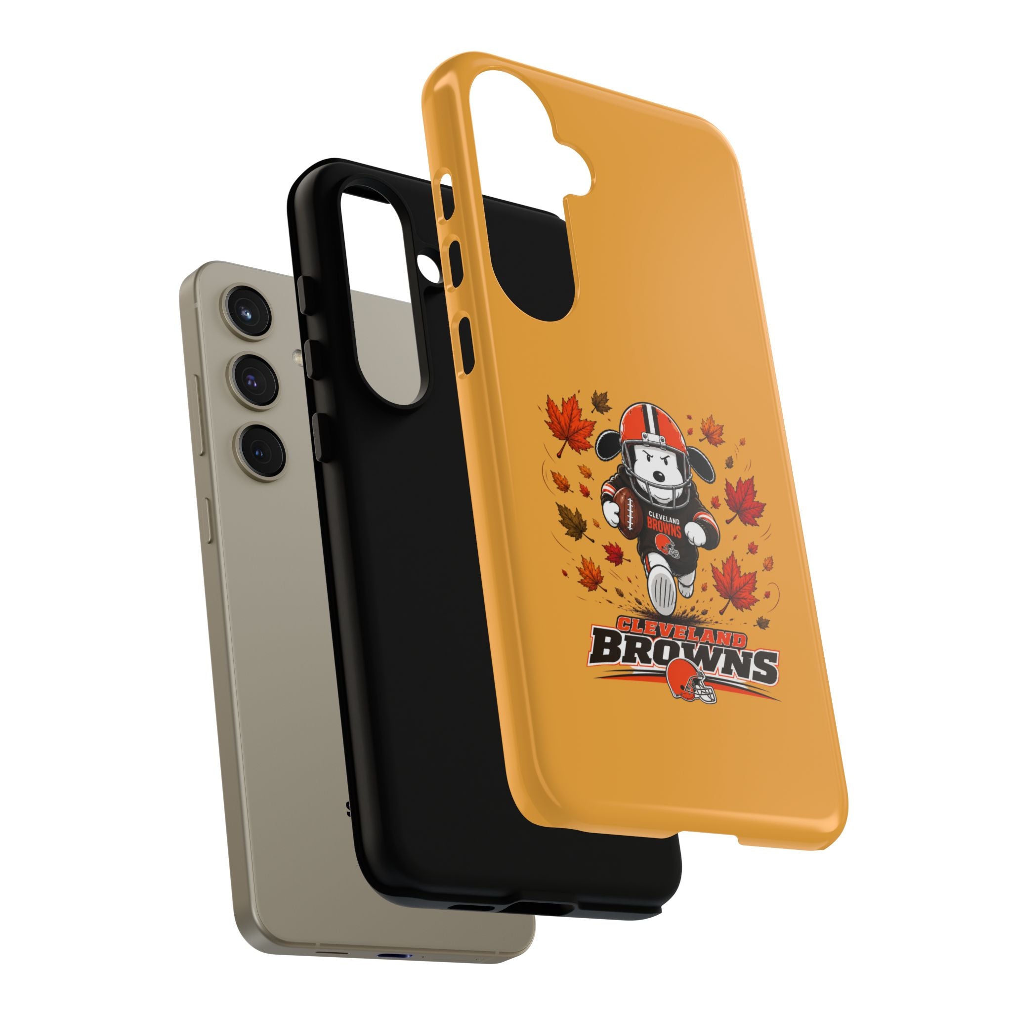 Cleveland Browns Fall Snoopy Touchdown Phone Case, 55 Sizes