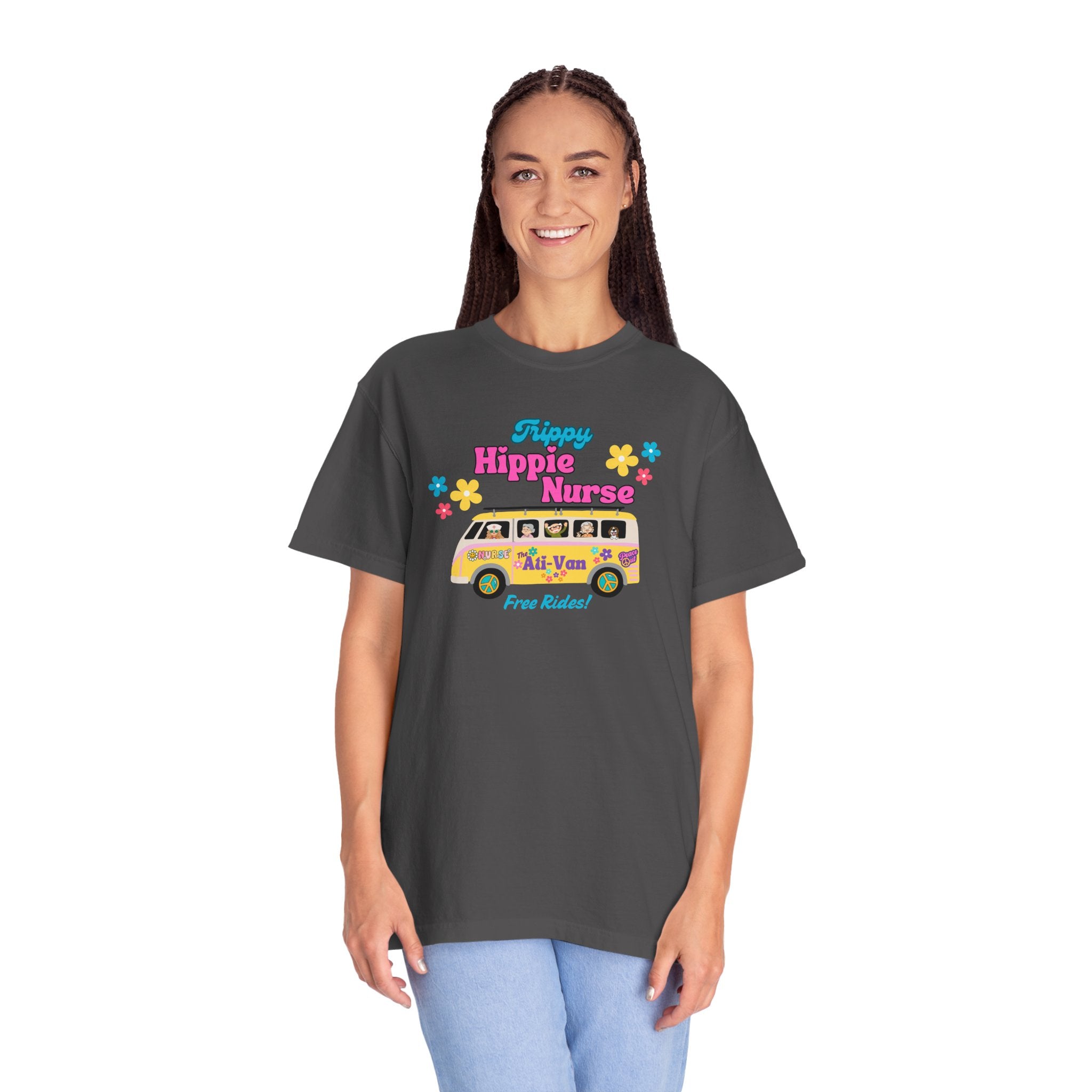 Funny Nurse T-Shirt, Ati-Van Ride, Unisex Tee, 100% Cotton, Nurse Gift, Soft Nurse T-Shirt