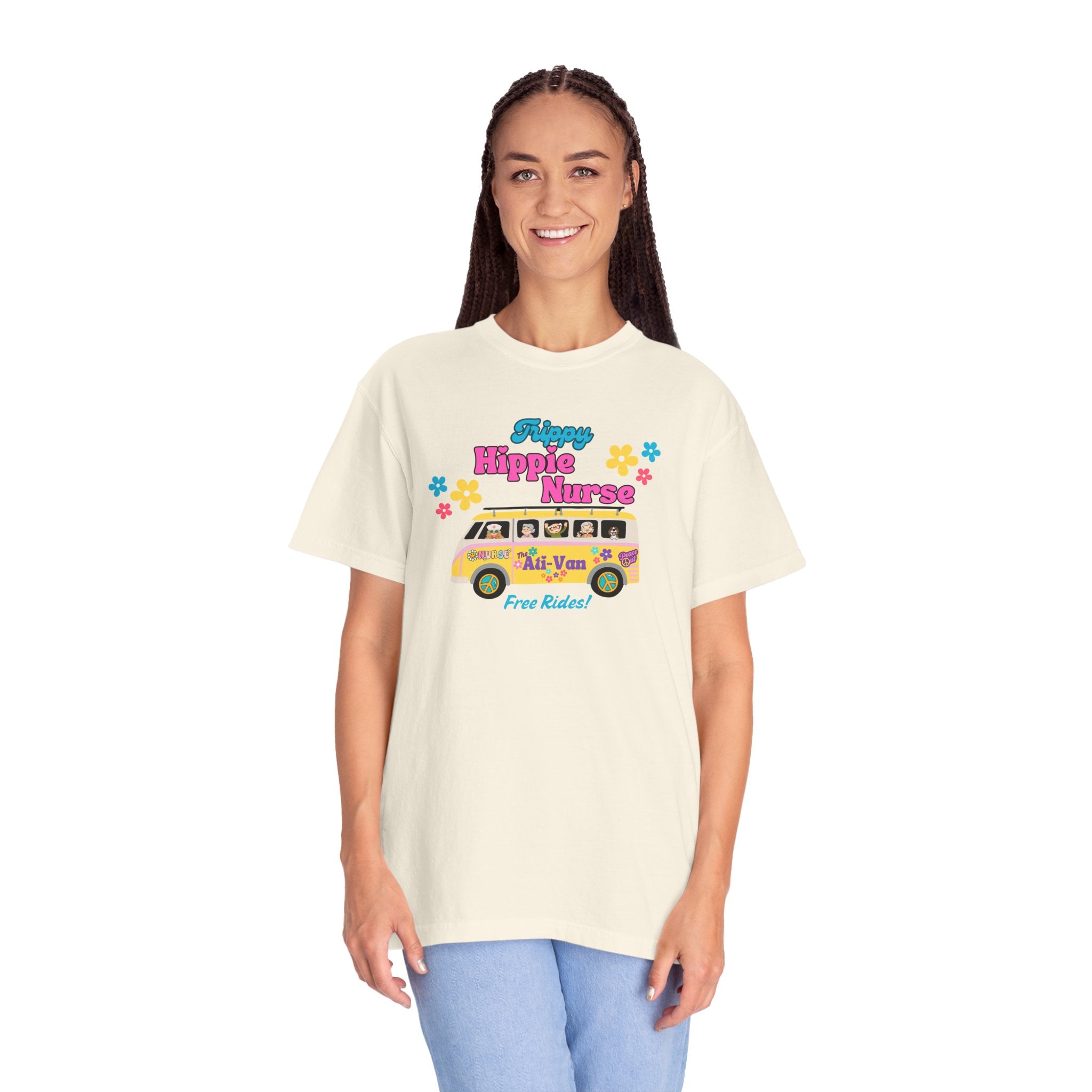 Funny Nurse T-Shirt, Ati-Van Ride, Unisex Tee, 100% Cotton, Nurse Gift, Soft Nurse T-Shirt