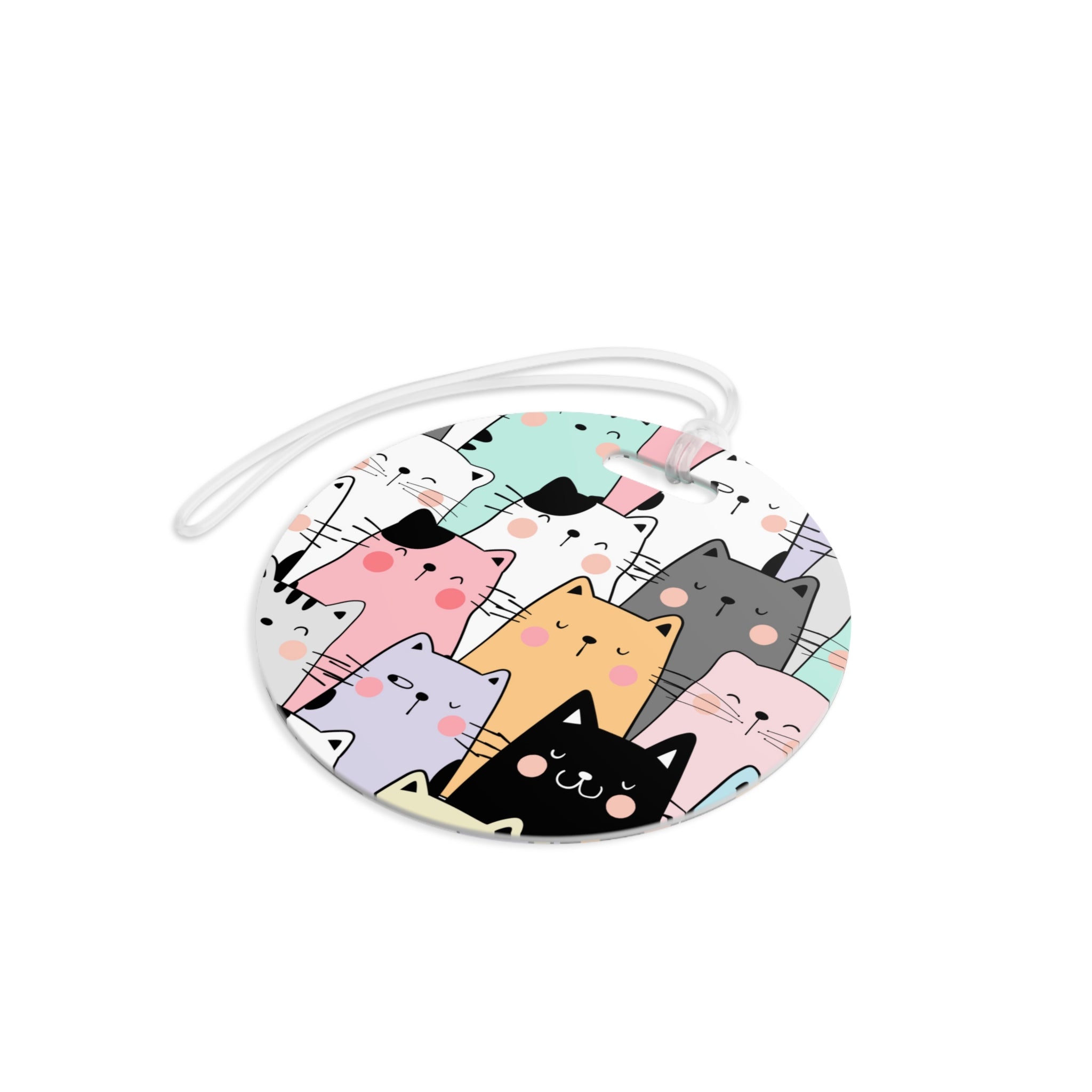 Colorful Cat, Luggage Identifier Tags