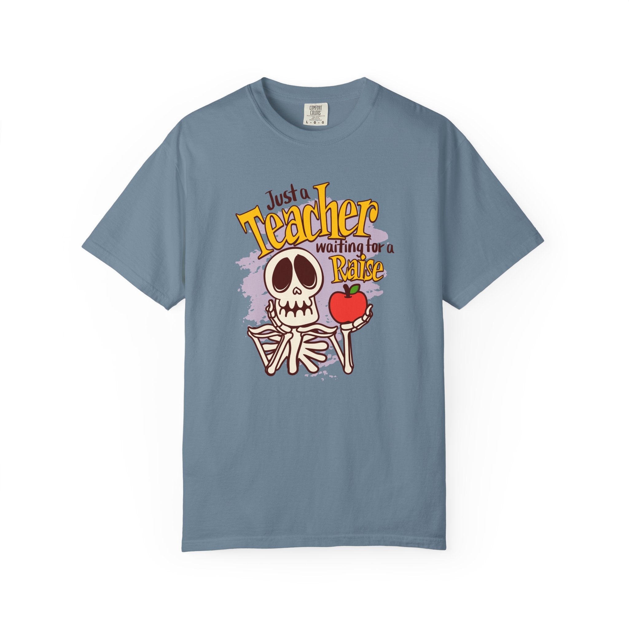 Just a Teacher Waiting for a Raise T-Shirt, Funny Teacher Halloween T-Shirt