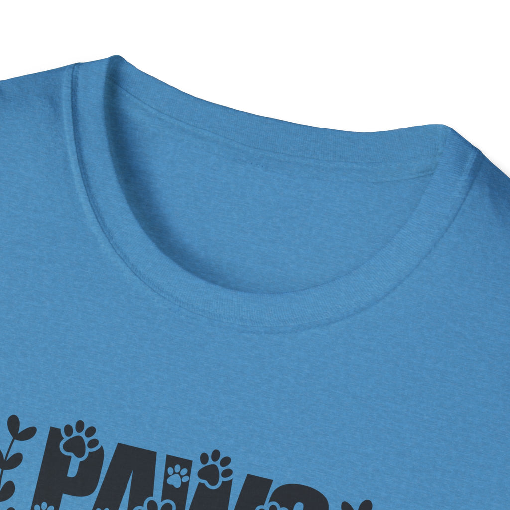 Paw Print T-Shirt - "Paws and Enjoy the Little Things", Pet Lover Gift, Animal Theme Apparel, Dog Owner Shirt, Cute Casual Tee