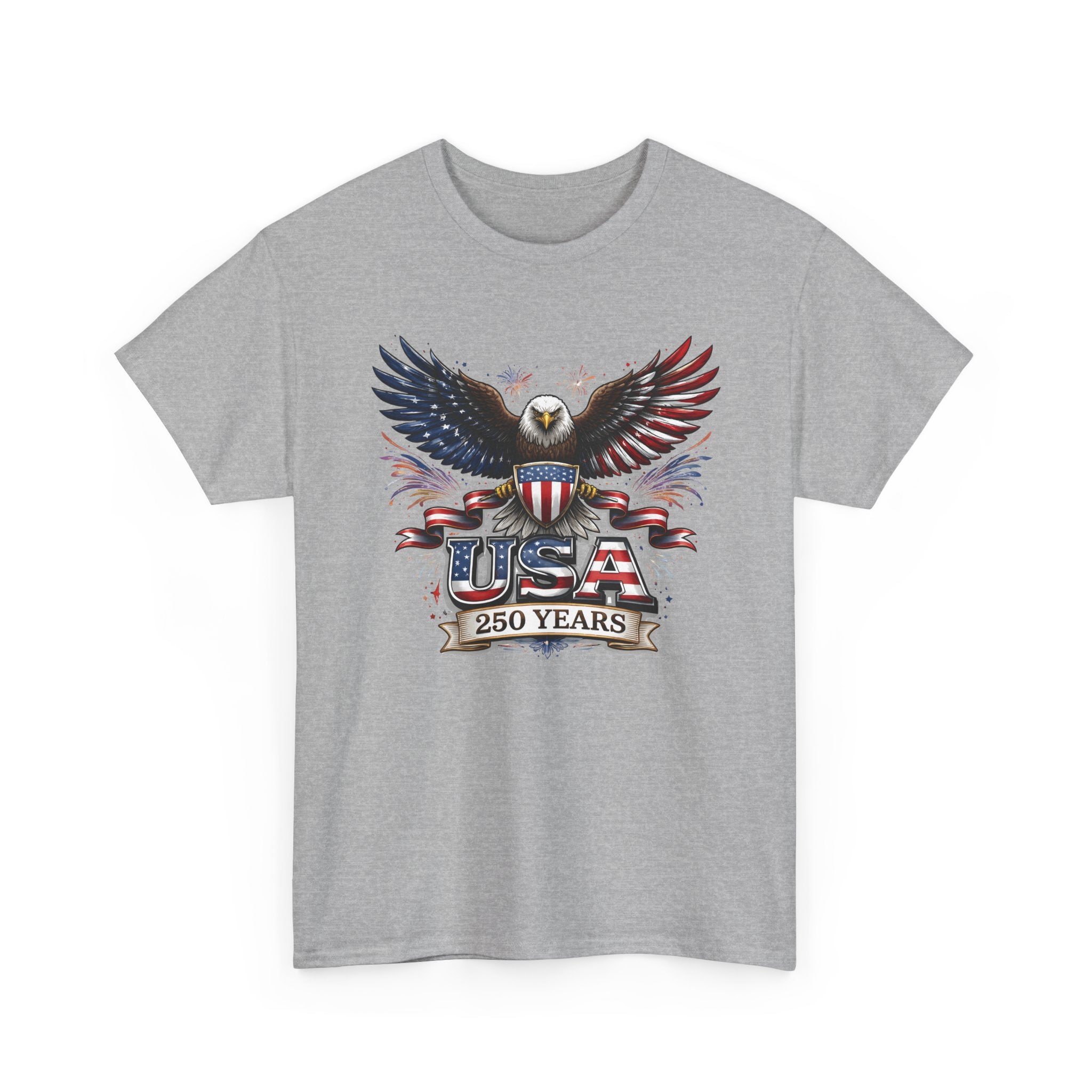 Patriotic Eagle T-Shirt — 250 USA 4th of July Tee