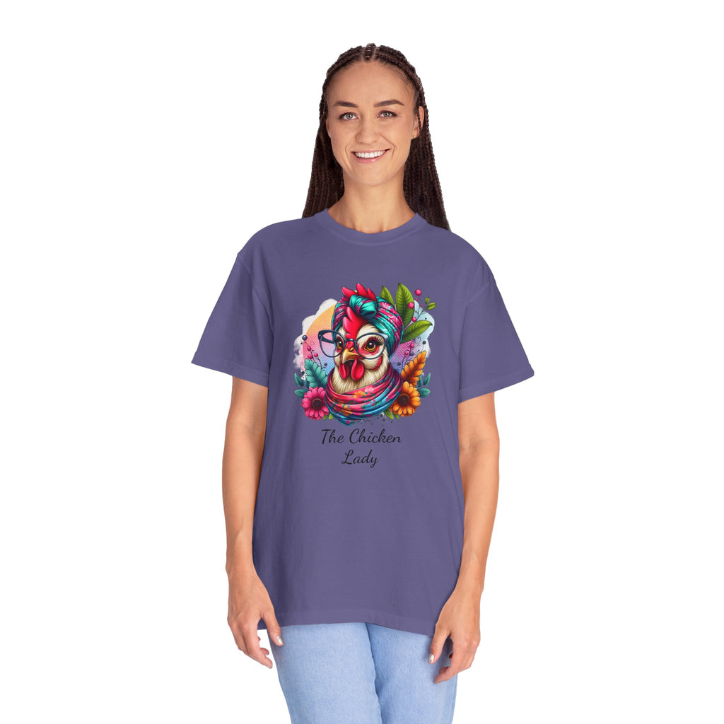 Personalized Chicken Lady T-shirt, Pet Chicken T-Shirt, Backyard Chickens