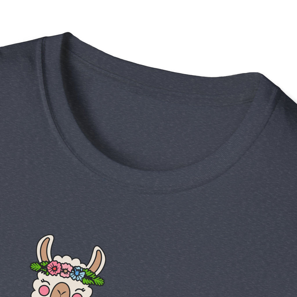 Cute Llama T-Shirt, Unisex Softstyle Tee, Perfect for Nature Lovers, Gifts for Animal Lovers, Casual Wear, Summer Outfit, Vacation