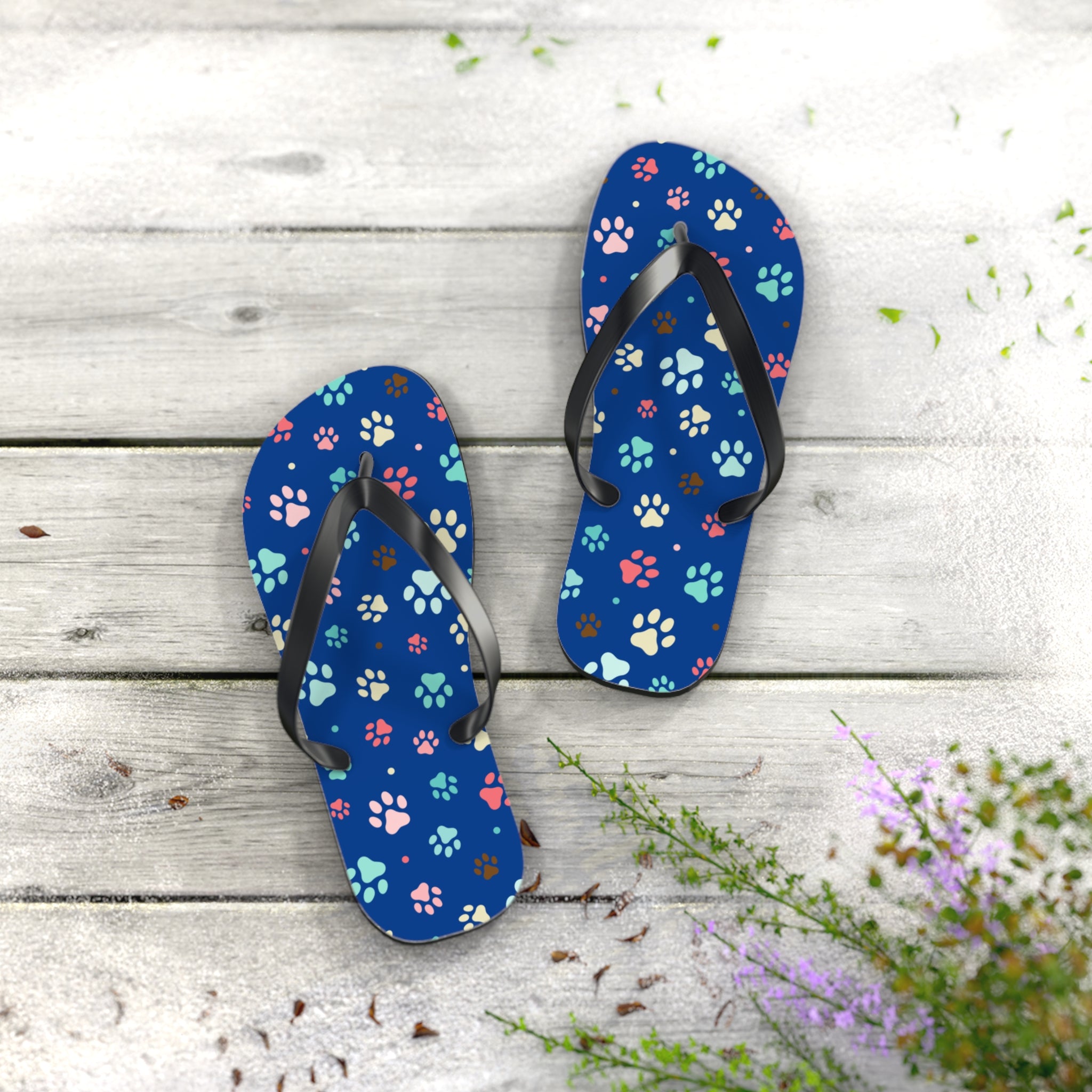 Pawprint Flipflops, TRUMP 2024 Gear, Men's and Women's Sizes