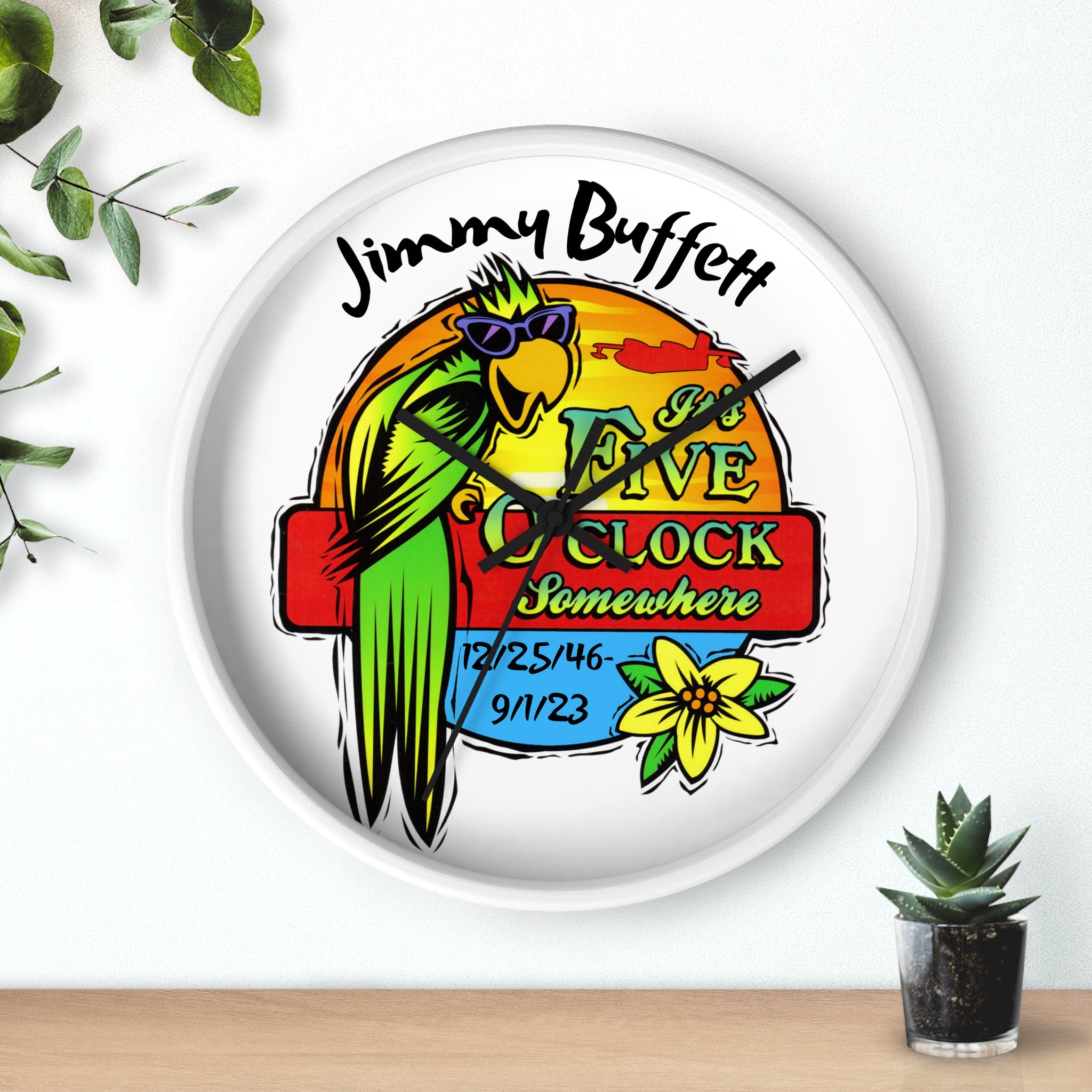 Jimmy Buffett, 5 O'Clock Somewhere, Wall Clock