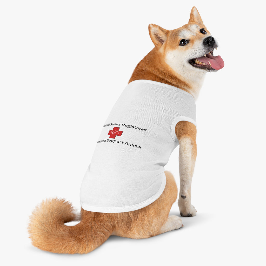 Emotional Support Animal Pet Shirt, ESA Pet T-Shirt