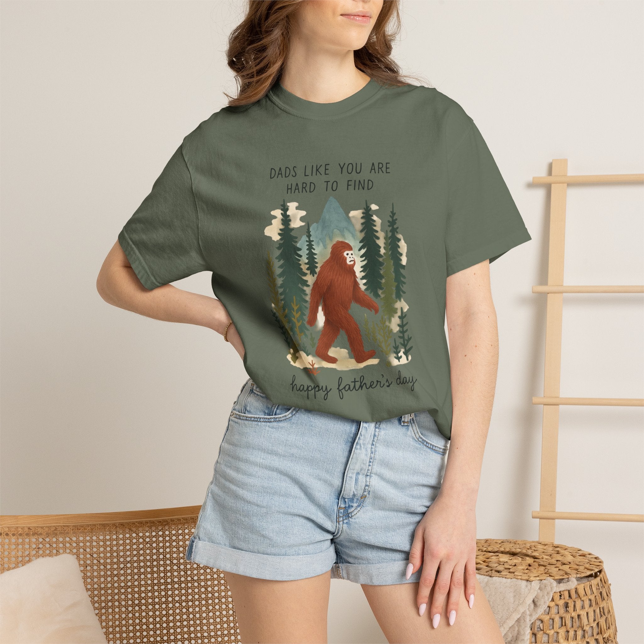 Bigfoot "Dads Like You Are Hard to Find" Father's Day T-Shirt