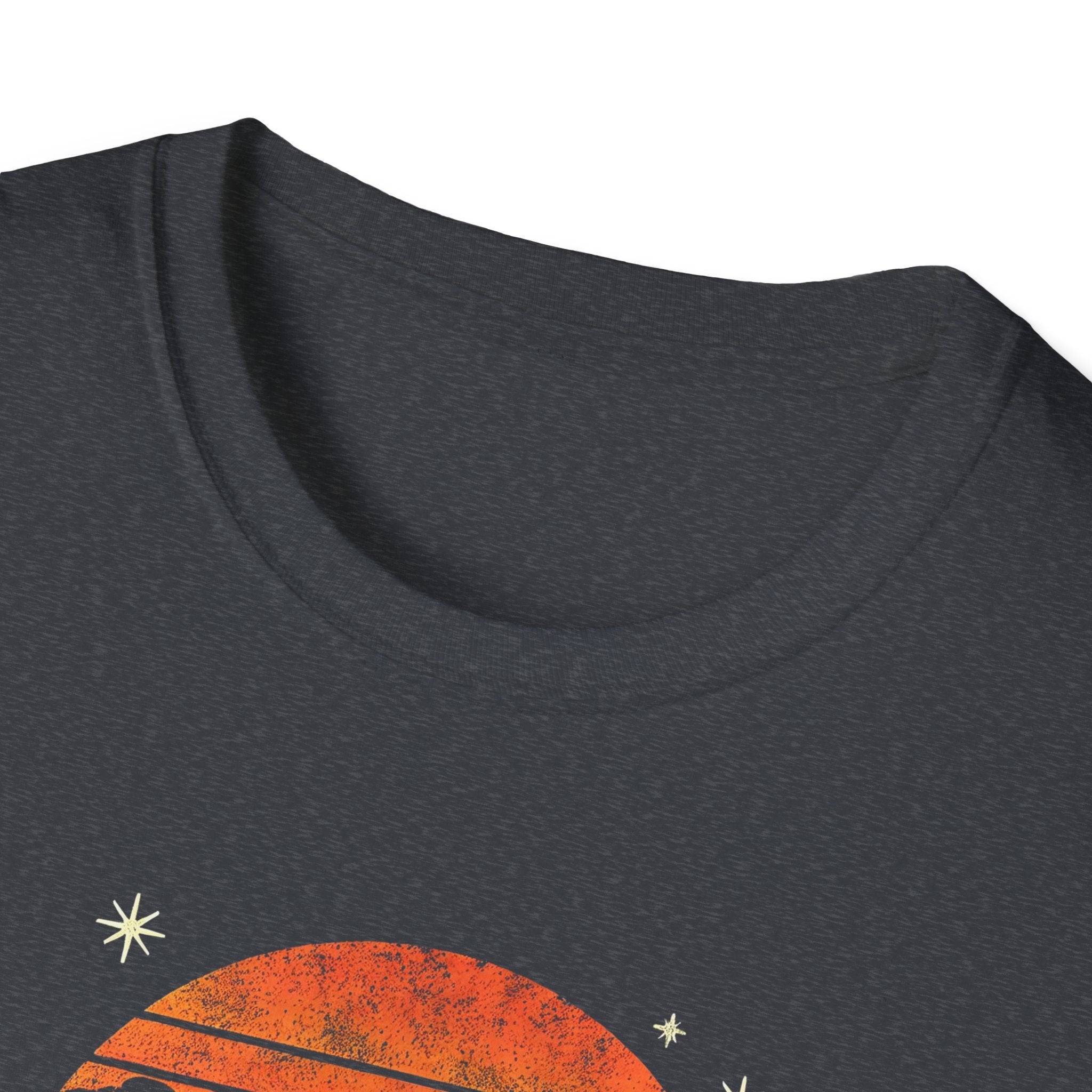 Desert UFO Sunset T-Shirt | Unisex Retro Graphic Tee, Cactus Design, Boho Style, Outdoor Adventure Shirt, Gift for Nature Lovers - Vintage