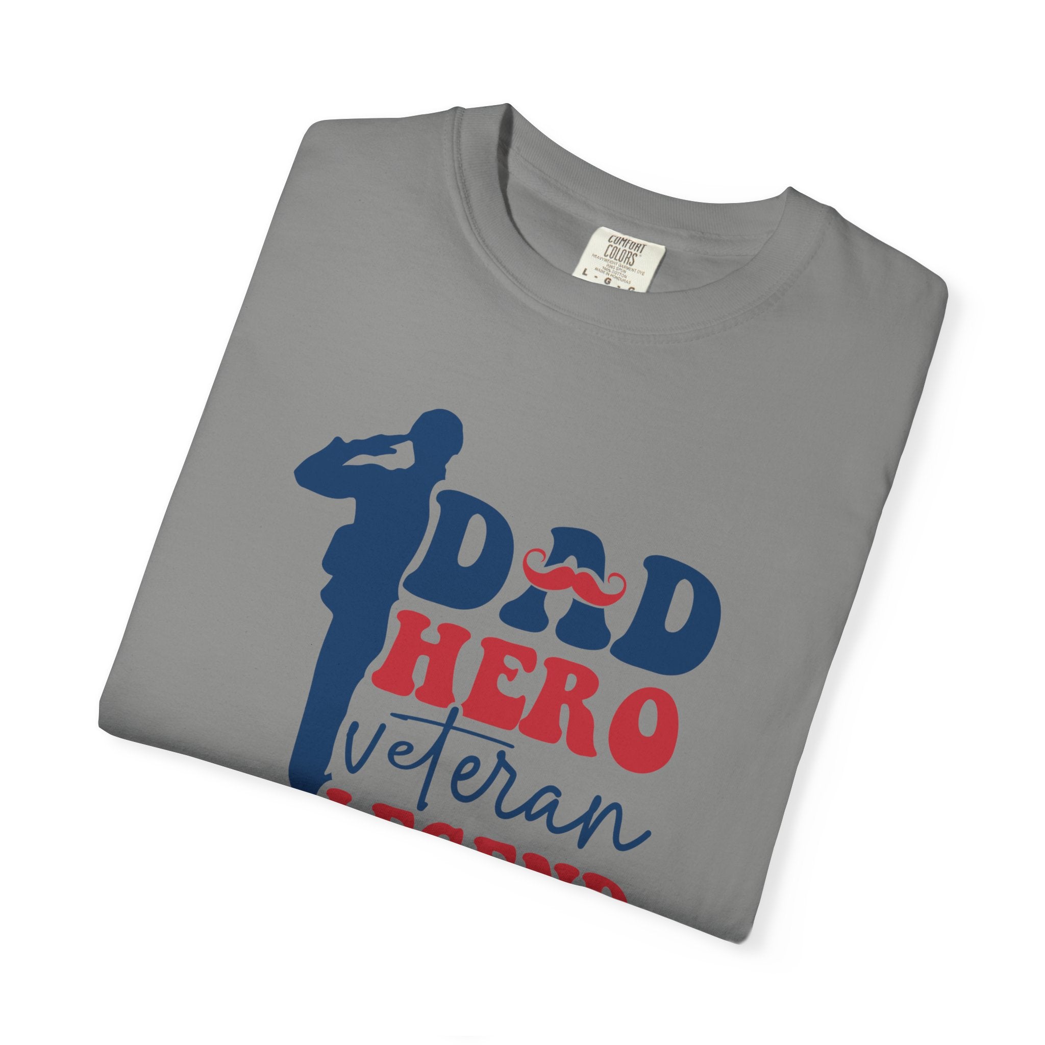 Dad Hero Veteran Legend T-Shirt, Father's Day Gift, Patriotic Shirt, Military Dad Tee, Family Man Top