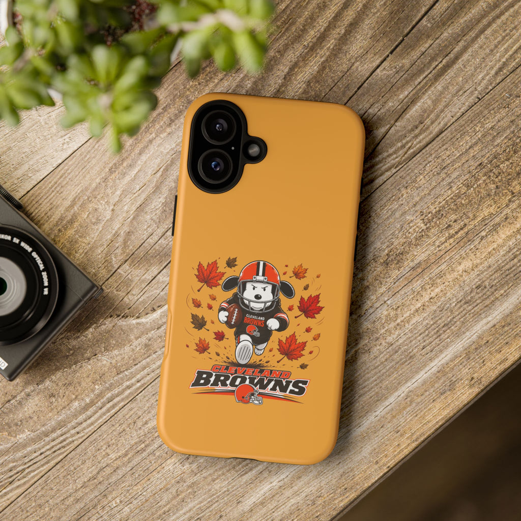 Cleveland Browns Fall Snoopy Touchdown Phone Case, 55 Sizes
