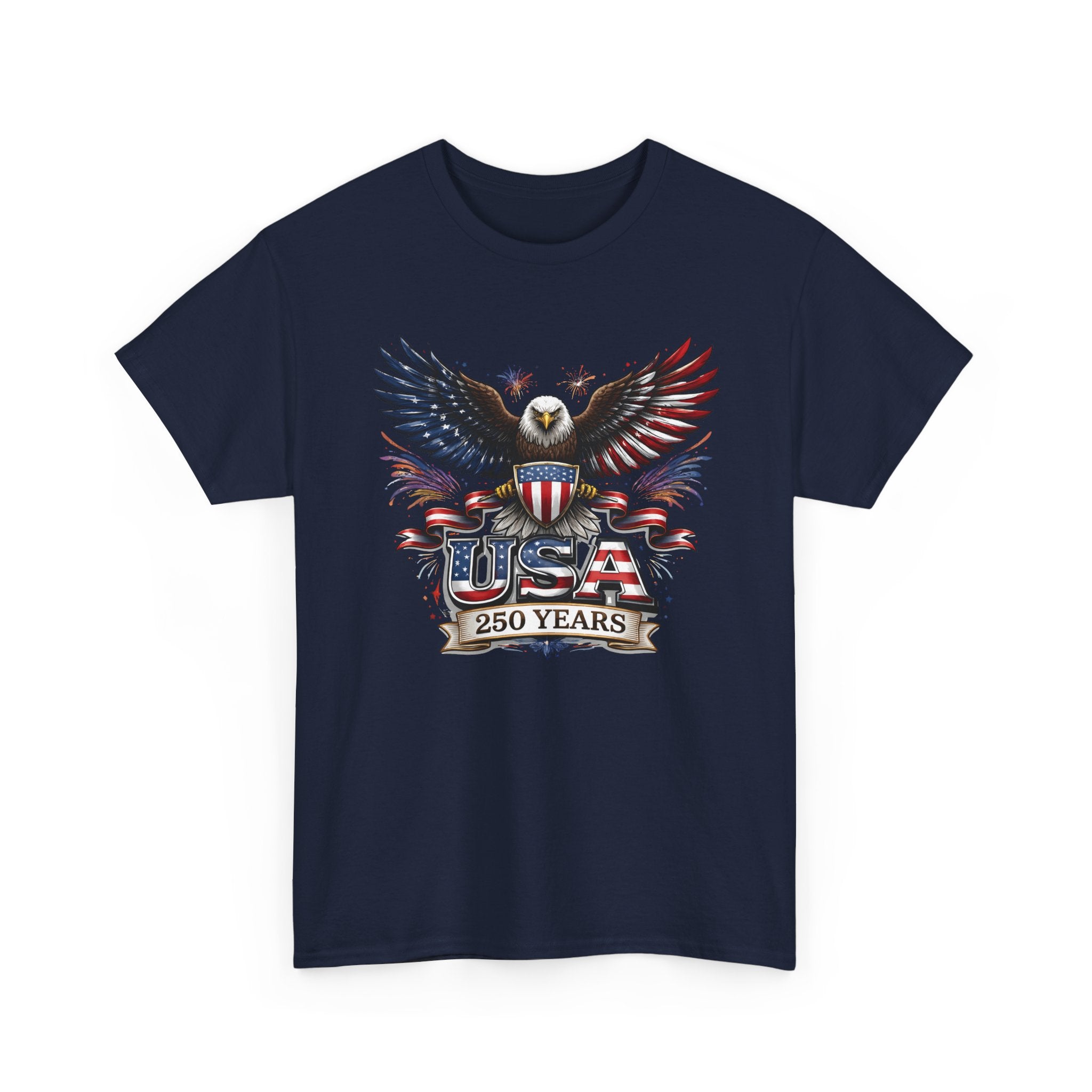 Patriotic Eagle T-Shirt — 250 USA 4th of July Tee