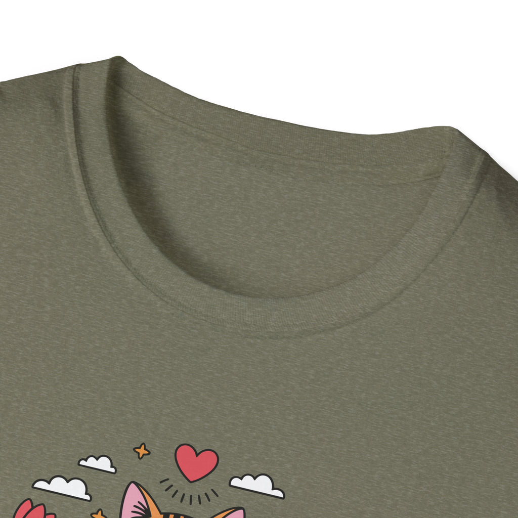 Inner Purrr Peace Cat T-Shirt, Cat Lovers Tee