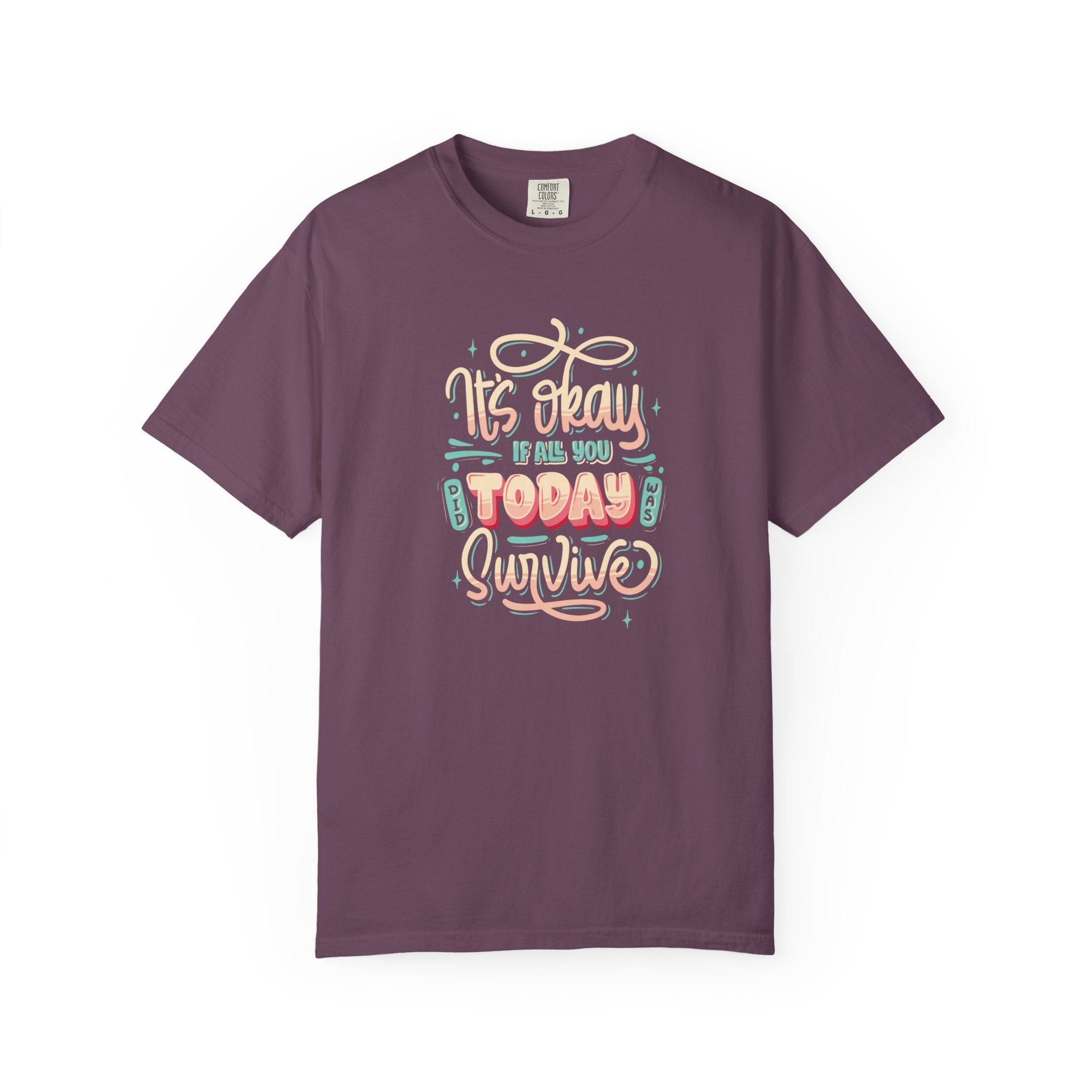 Its Okay if All You Did Today was Survive' T-Shirt, Inspirational Support T-Shirt