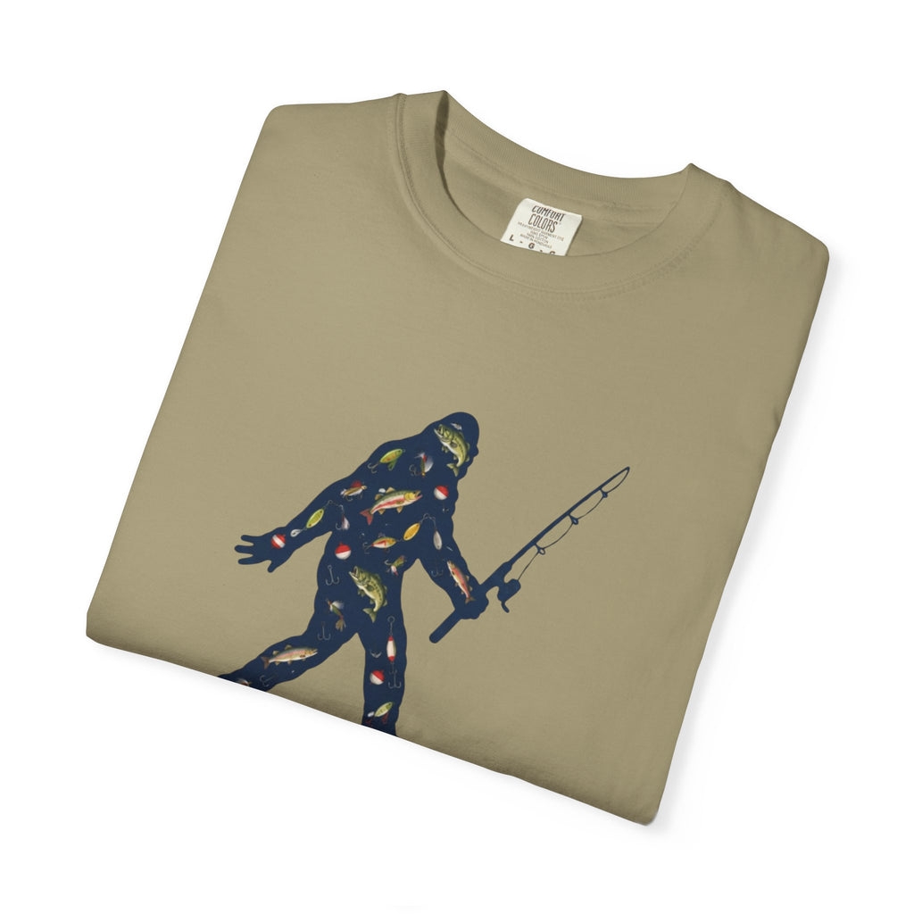 Bigfoot Fishing Father's Day T-Shirt,  Father's Day T-Shirt