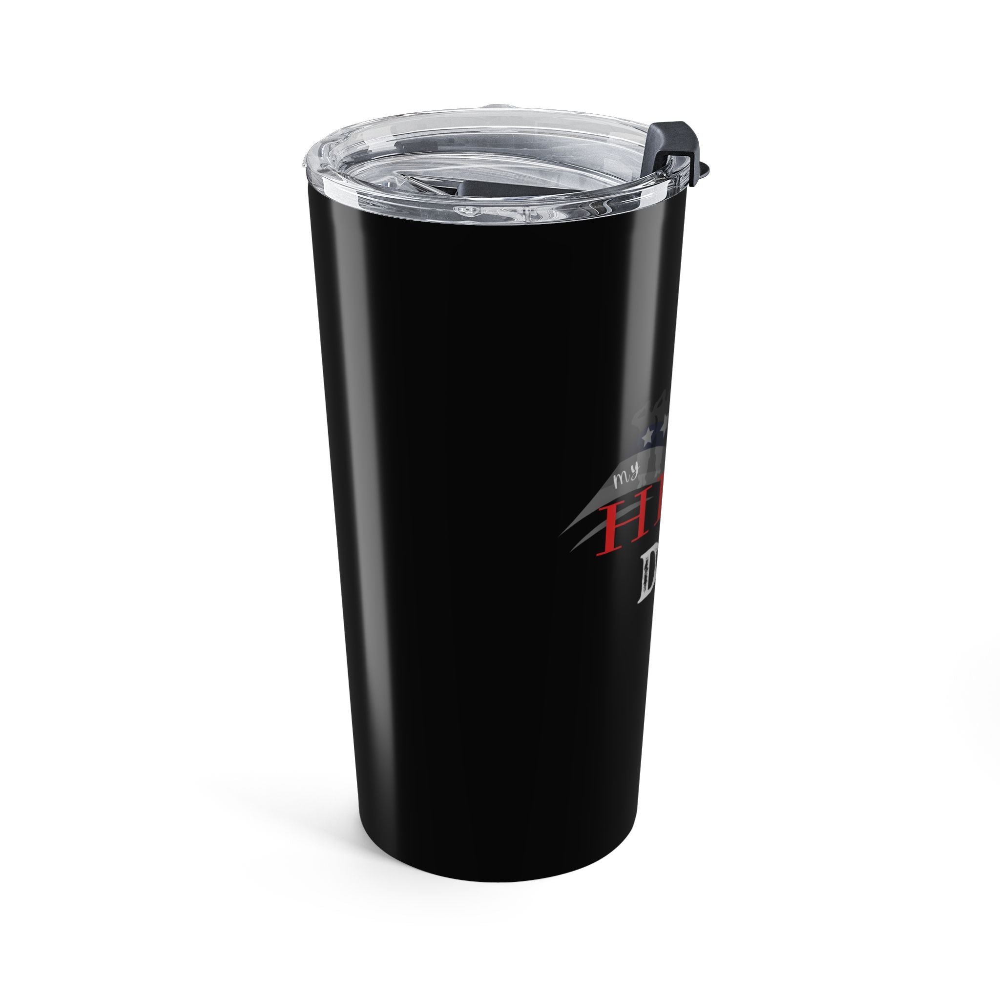 MY HERO Dad, Father's Day, Hot Cold Insulated Tumbler 20oz,  Father's Day Coffee Mug