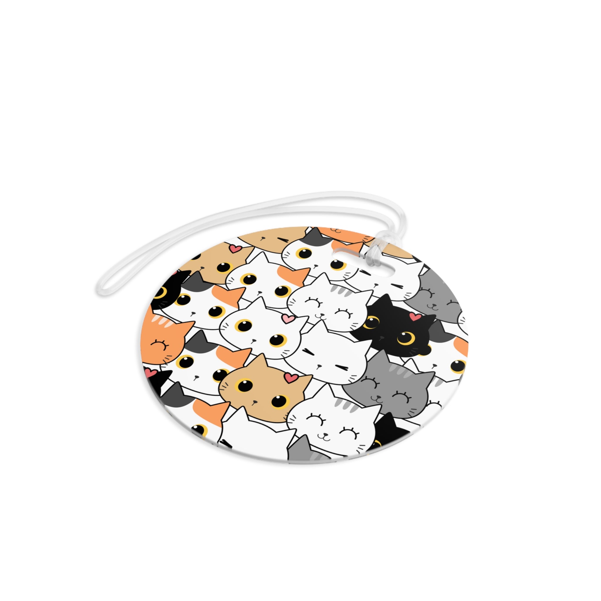 Happy Cat, Luggage Identifier Tags