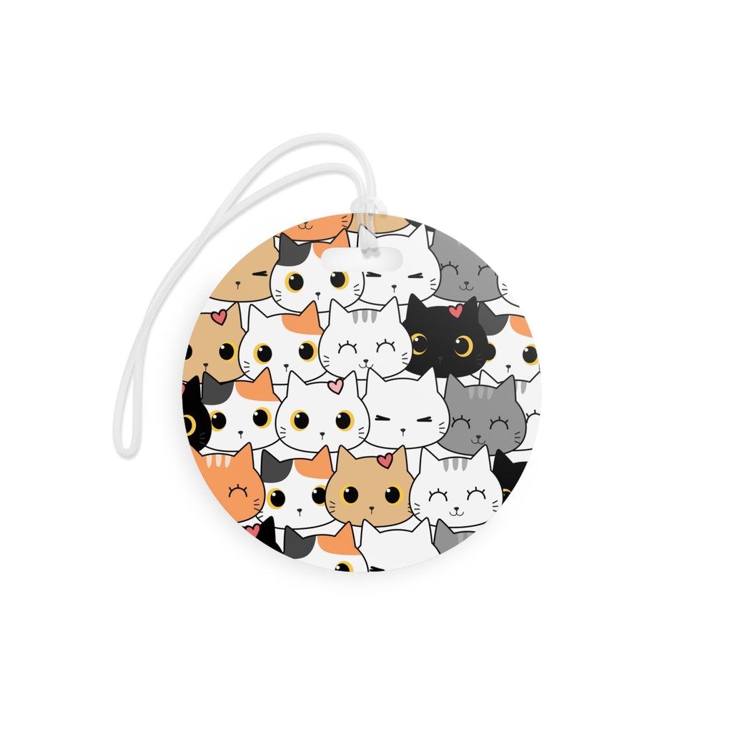 Happy Cat, Luggage Identifier Tags