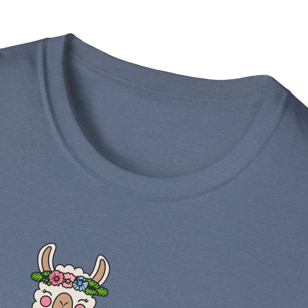 Cute Llama T-Shirt, Unisex Softstyle Tee, Perfect for Nature Lovers, Gifts for Animal Lovers, Casual Wear, Summer Outfit, Vacation