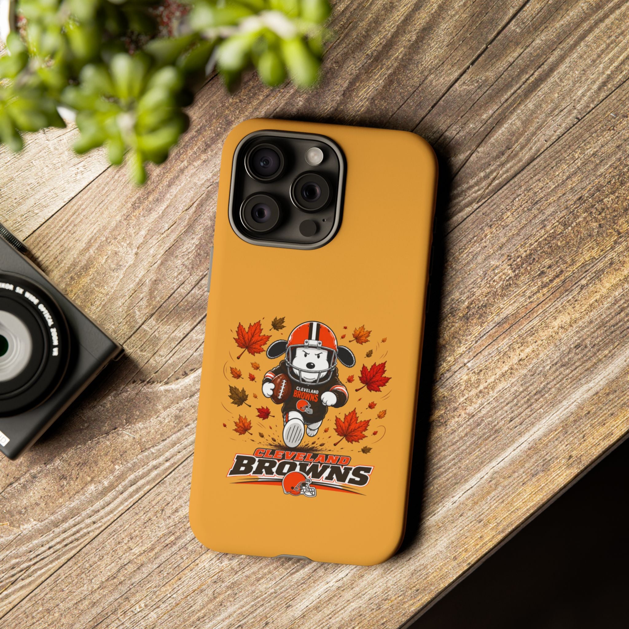 Cleveland Browns Fall Snoopy Touchdown Phone Case, 55 Sizes