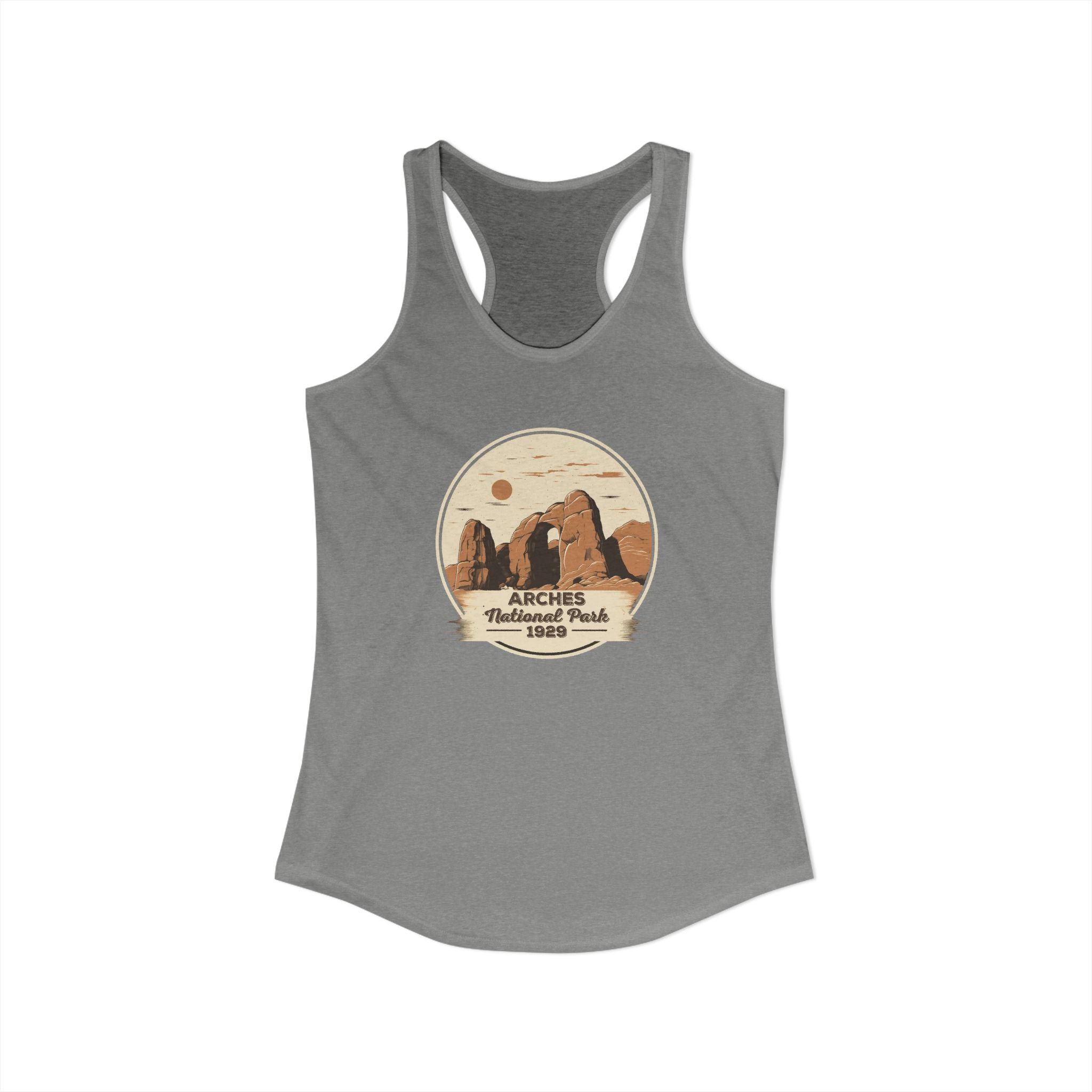 Arches National Park, Women's Ideal Racerback Tank, 4 Colors, Arizona Tank