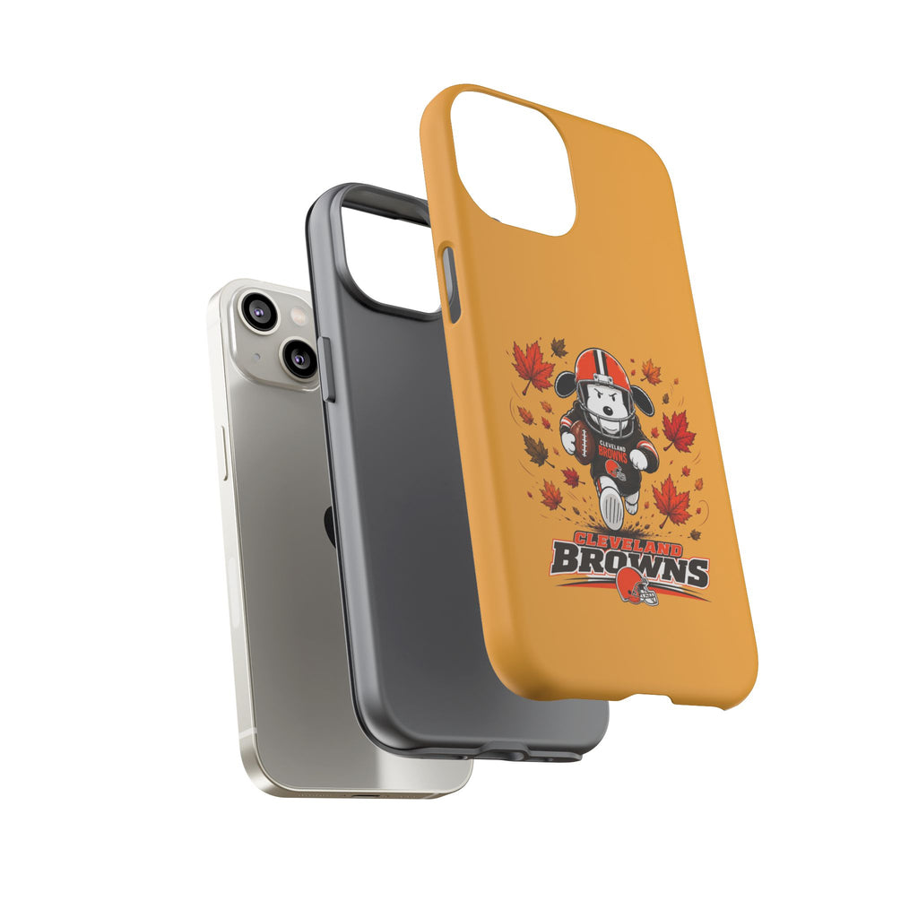 Cleveland Browns Fall Snoopy Touchdown Phone Case, 55 Sizes