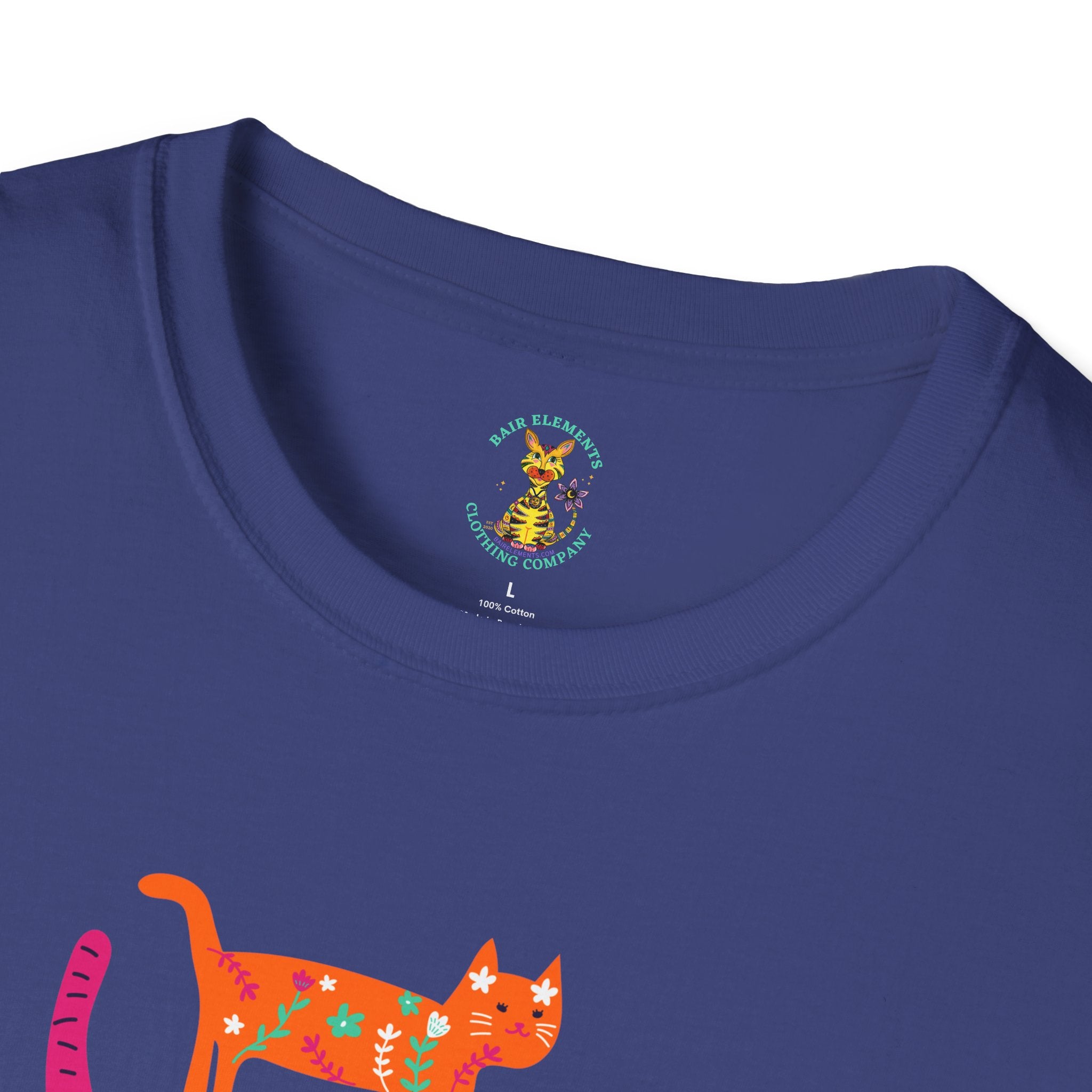 Personalized Grandma Cat T-Shirt, Mother's Day T-Shirt, Sizes XS-5X, Cat Print T-Shirt for Women
