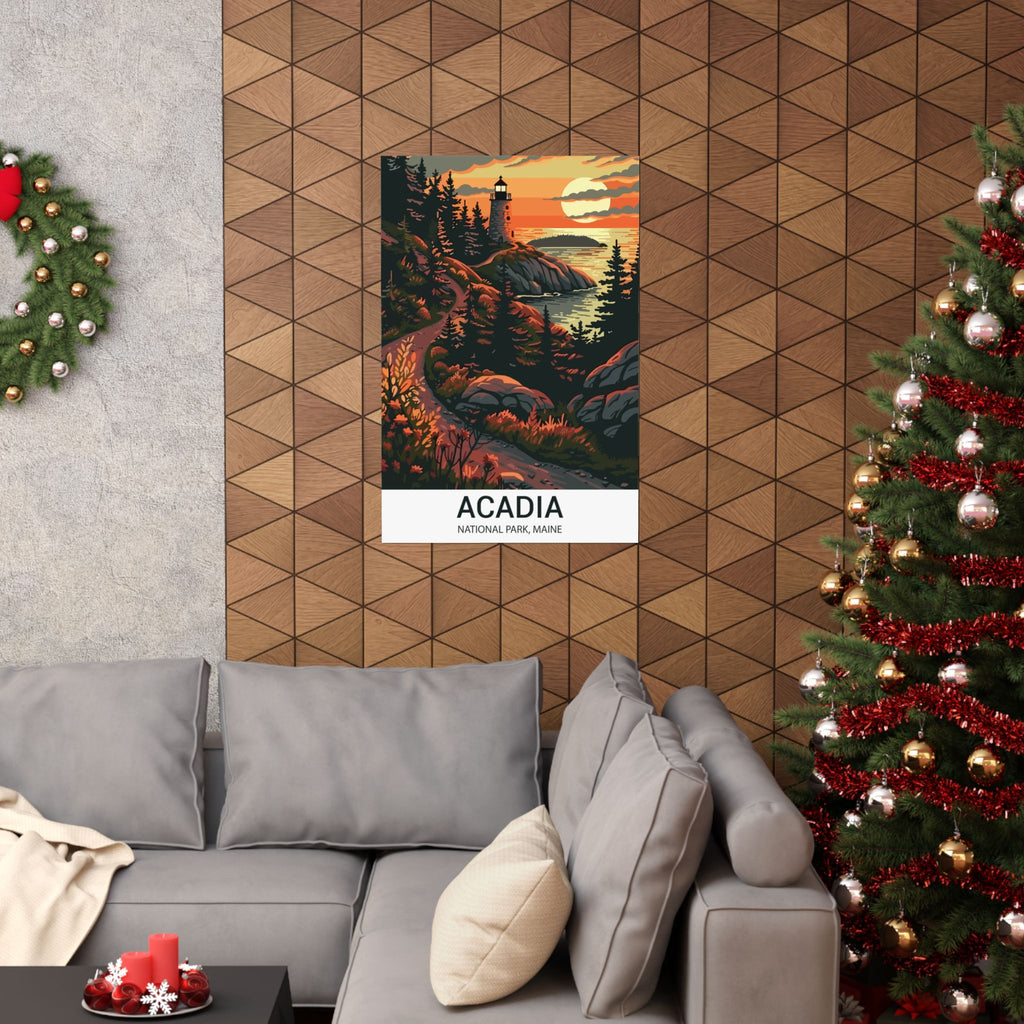 Acadia, Matte Vertical Poster