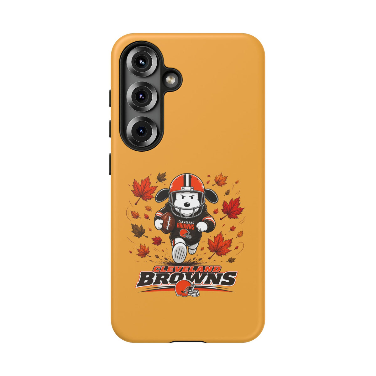 Cleveland Browns Fall Snoopy Touchdown Phone Case, 55 Sizes