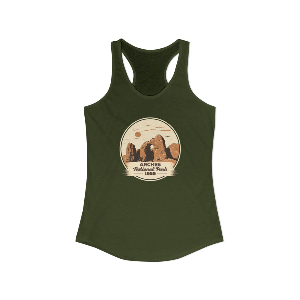 Arches National Park, Women's Ideal Racerback Tank, 4 Colors, Arizona Tank