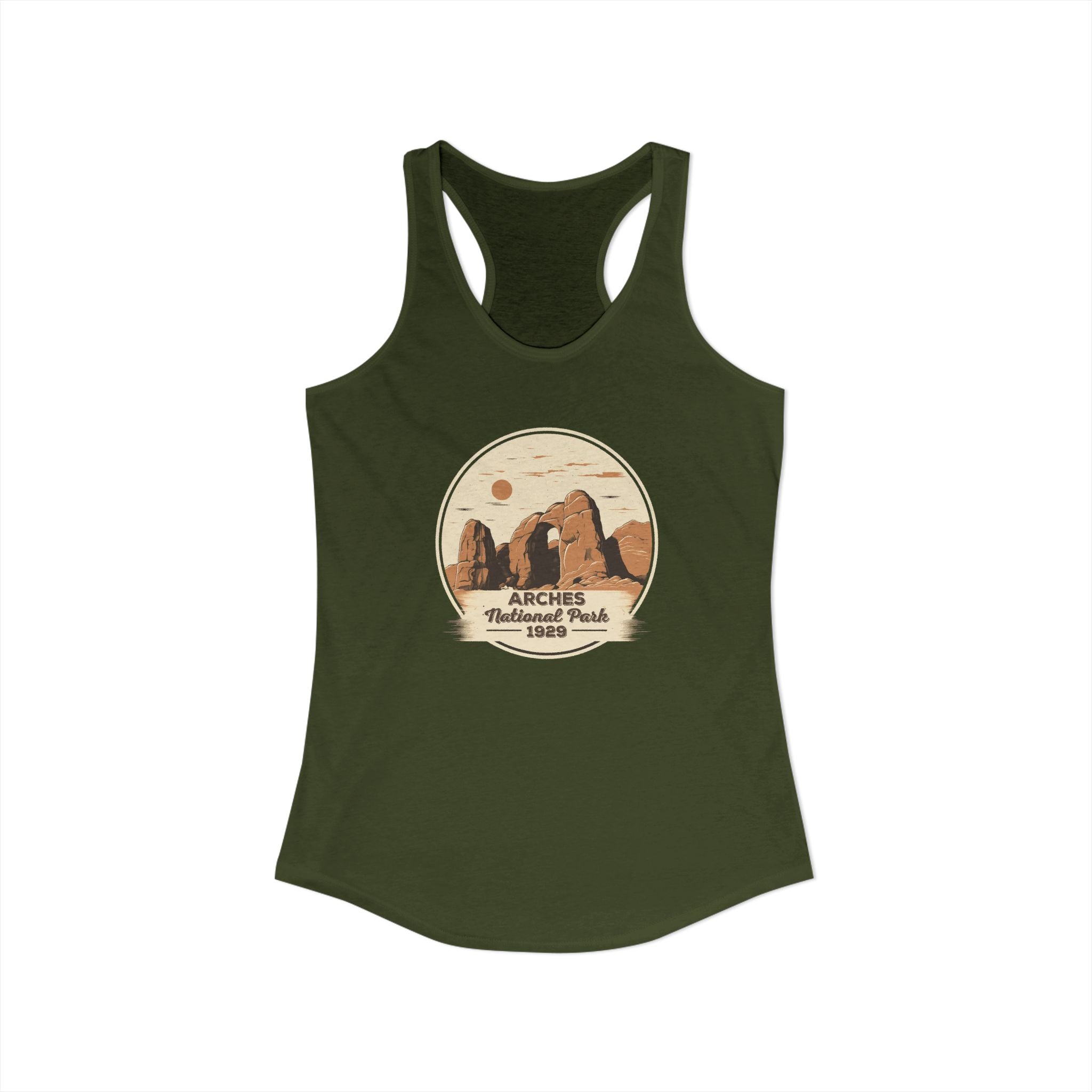 Arches National Park, Women's Ideal Racerback Tank, 4 Colors, Arizona Tank